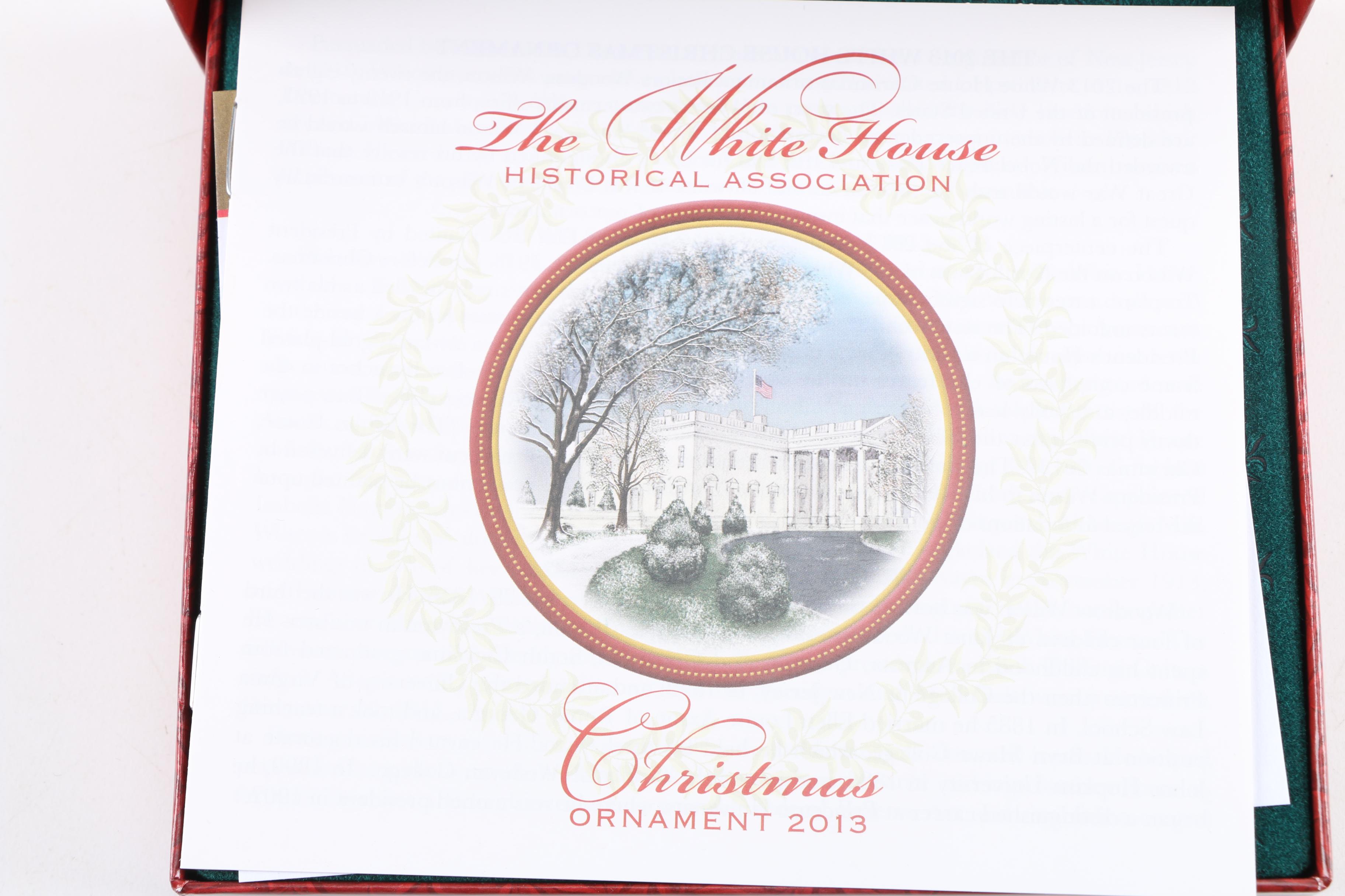 White House Historical Assoc. Holiday Ornaments