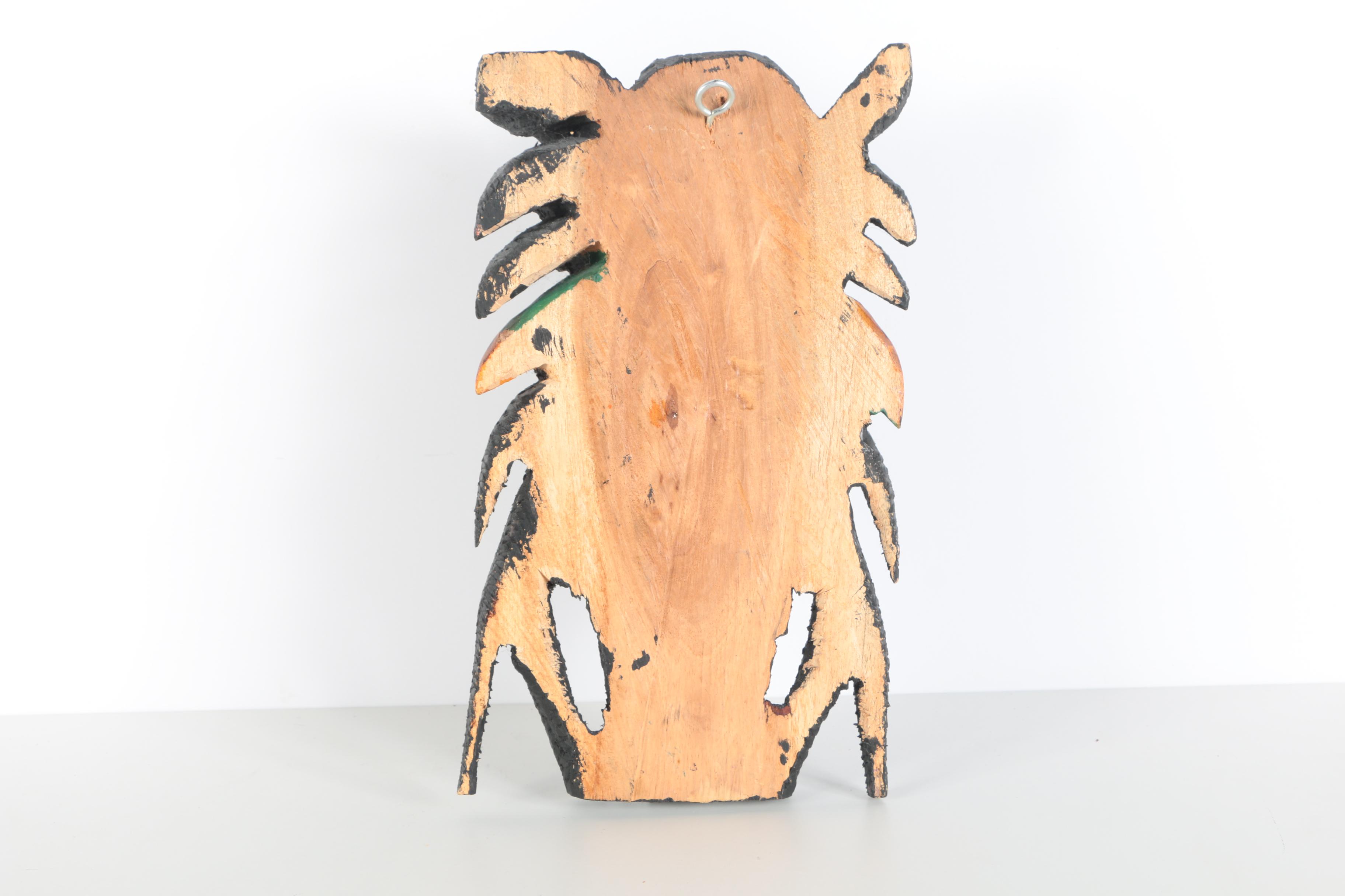 Carved Sculpture of a Caribbean Style Male