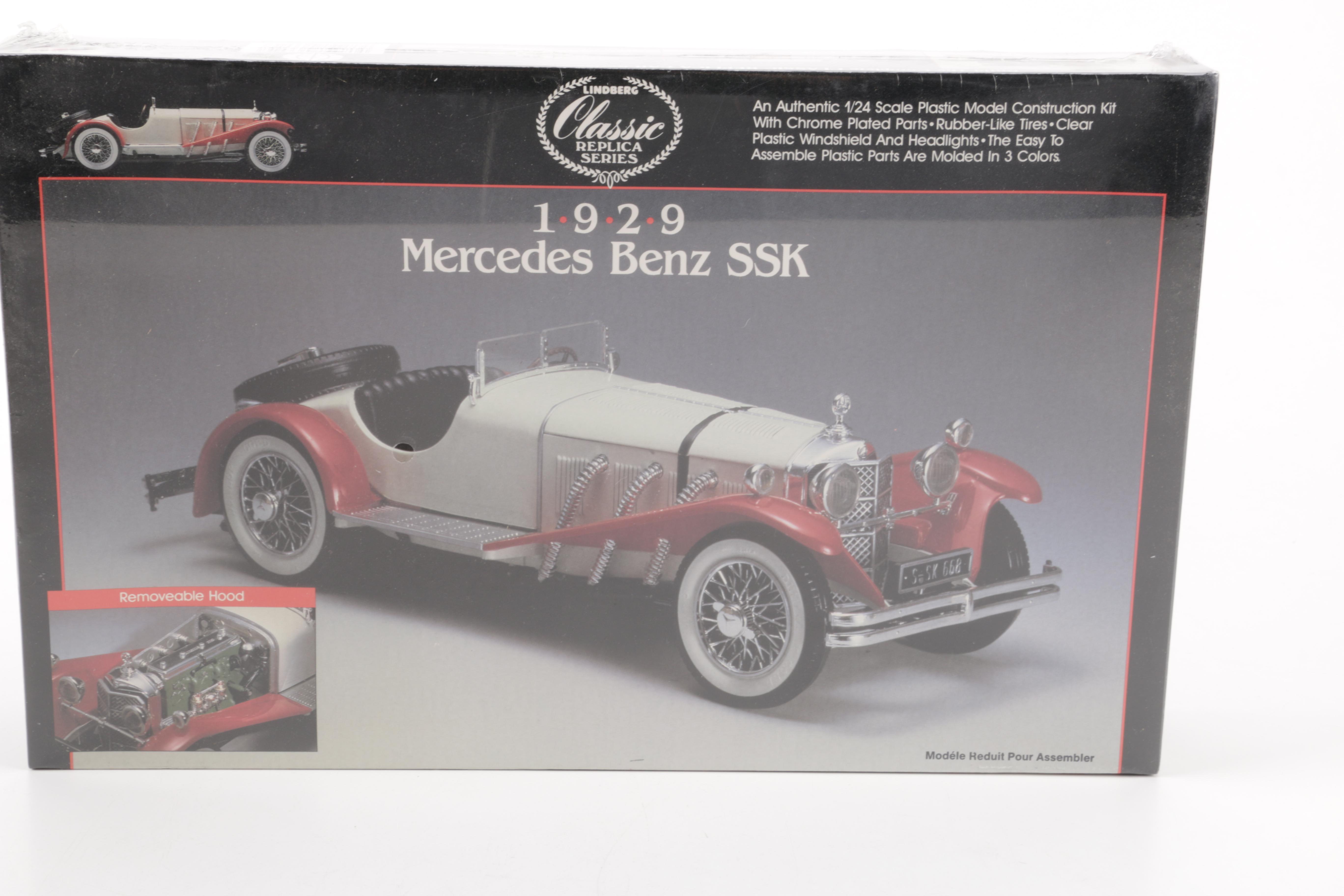 Assorted Model Car Kits Including Monogram, Lindberg, and AMT