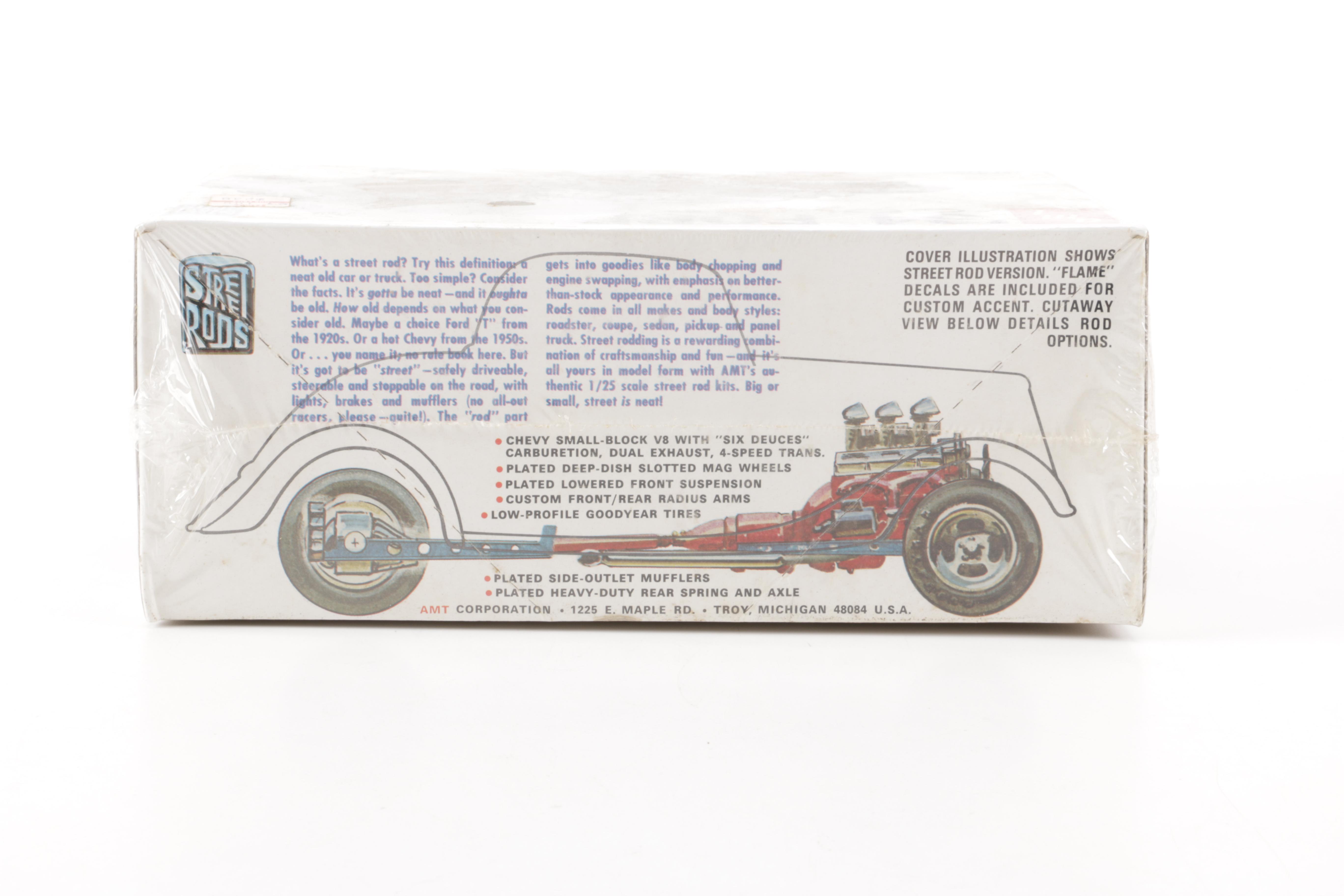Assorted Model Car Kits Including Monogram, Lindberg, and AMT