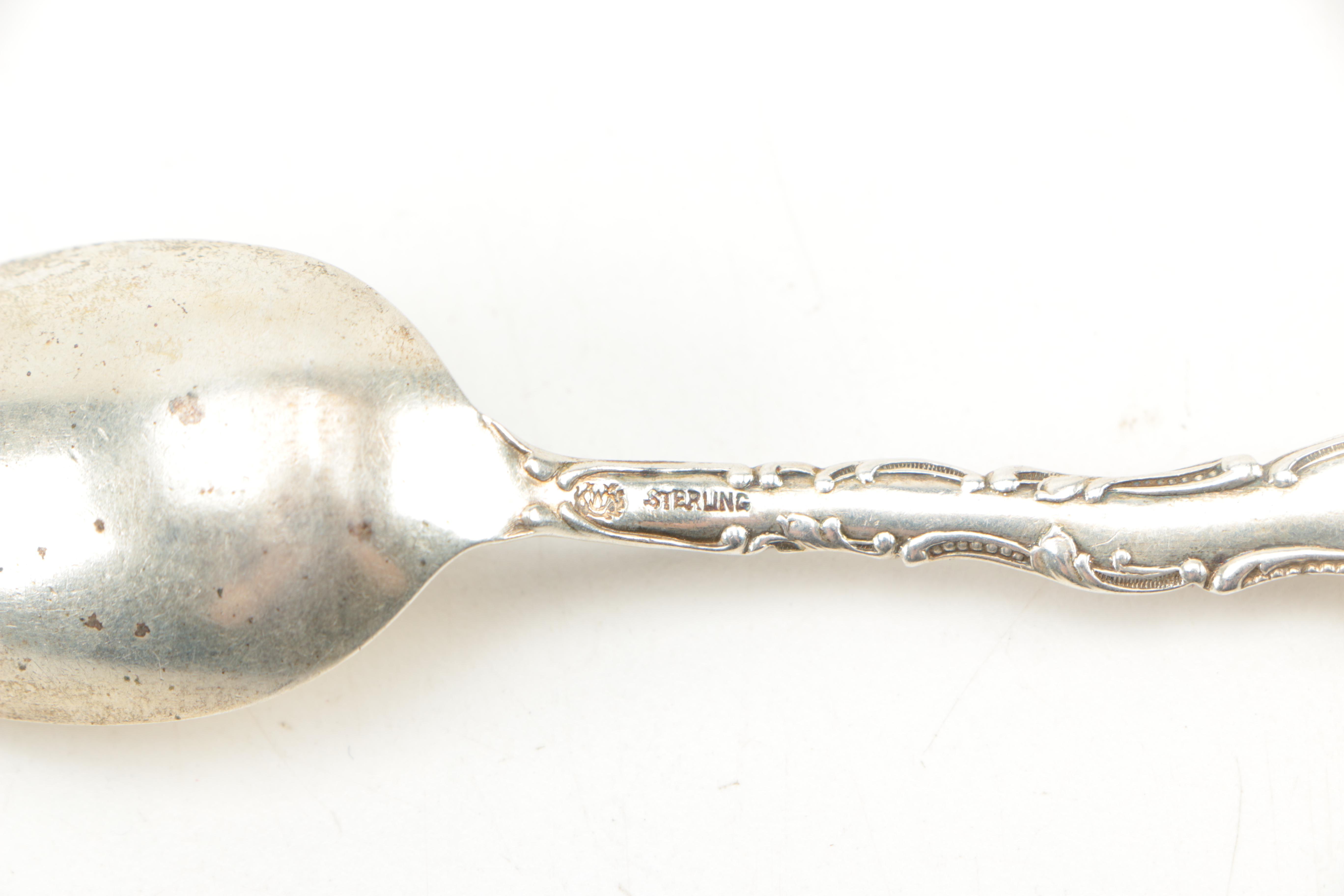 Sterling Souvenir Spoon Collection and More