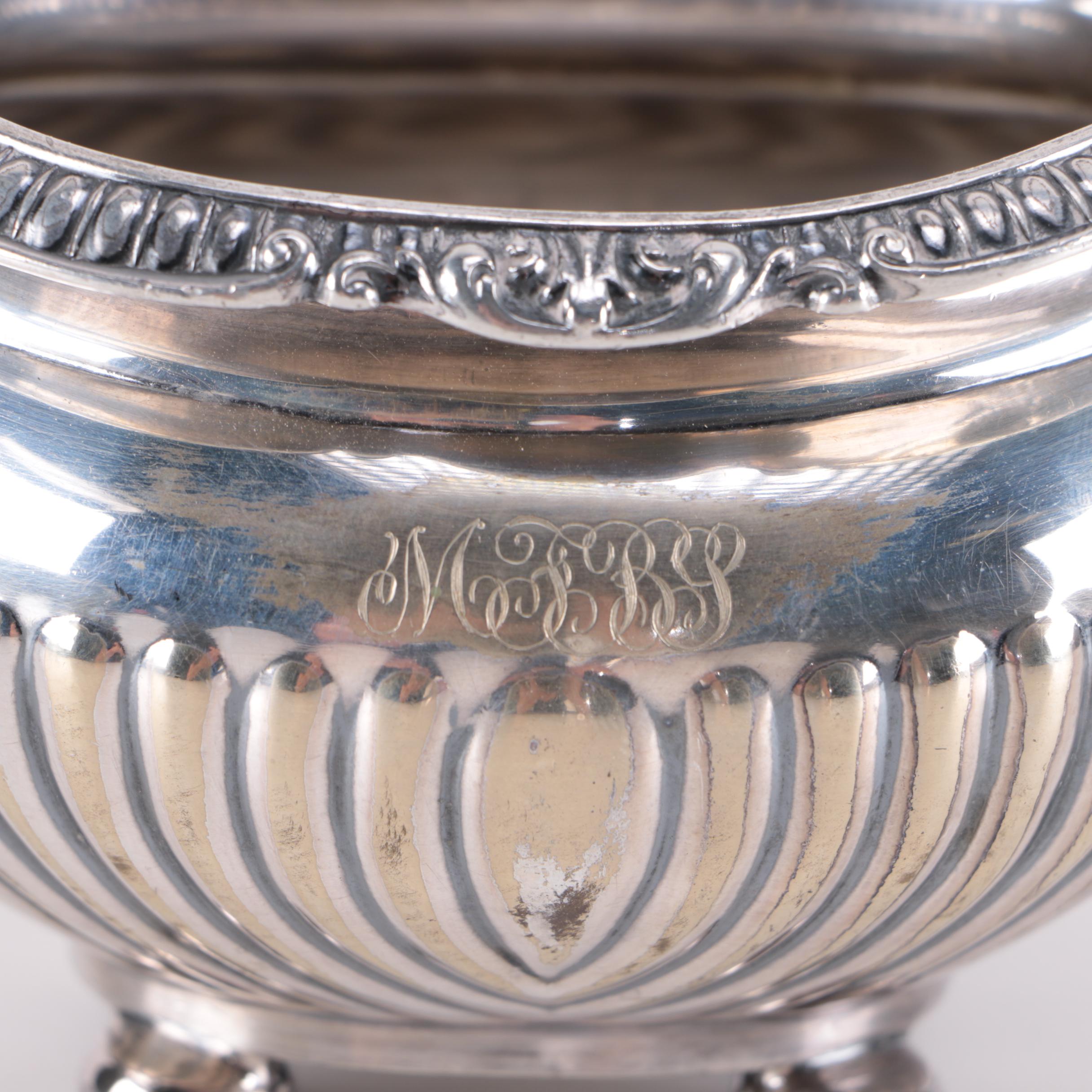 Silver Plated Coffee Set and Candelabra Including Reed & Barton