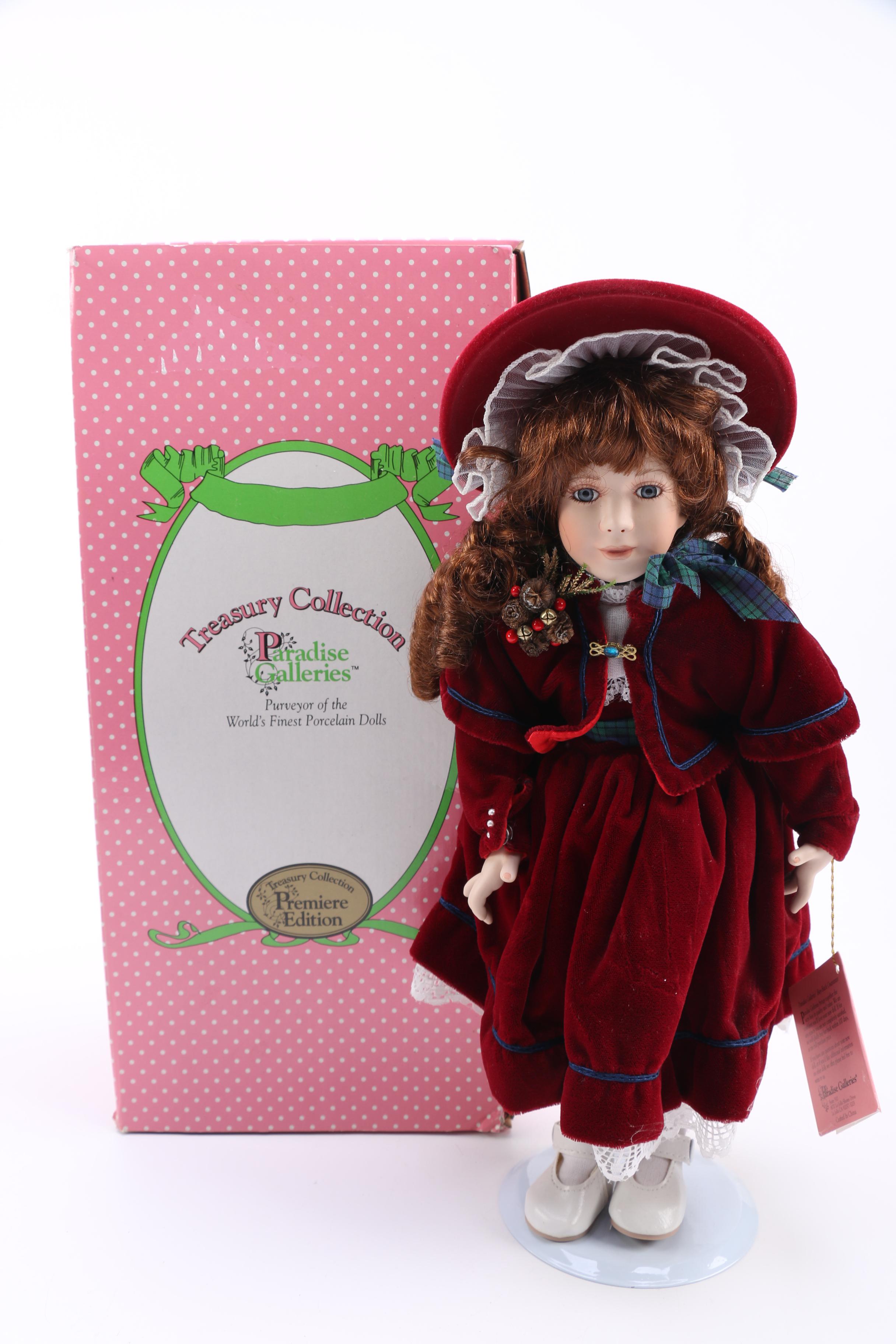 Pair of Holiday Themed Dolls