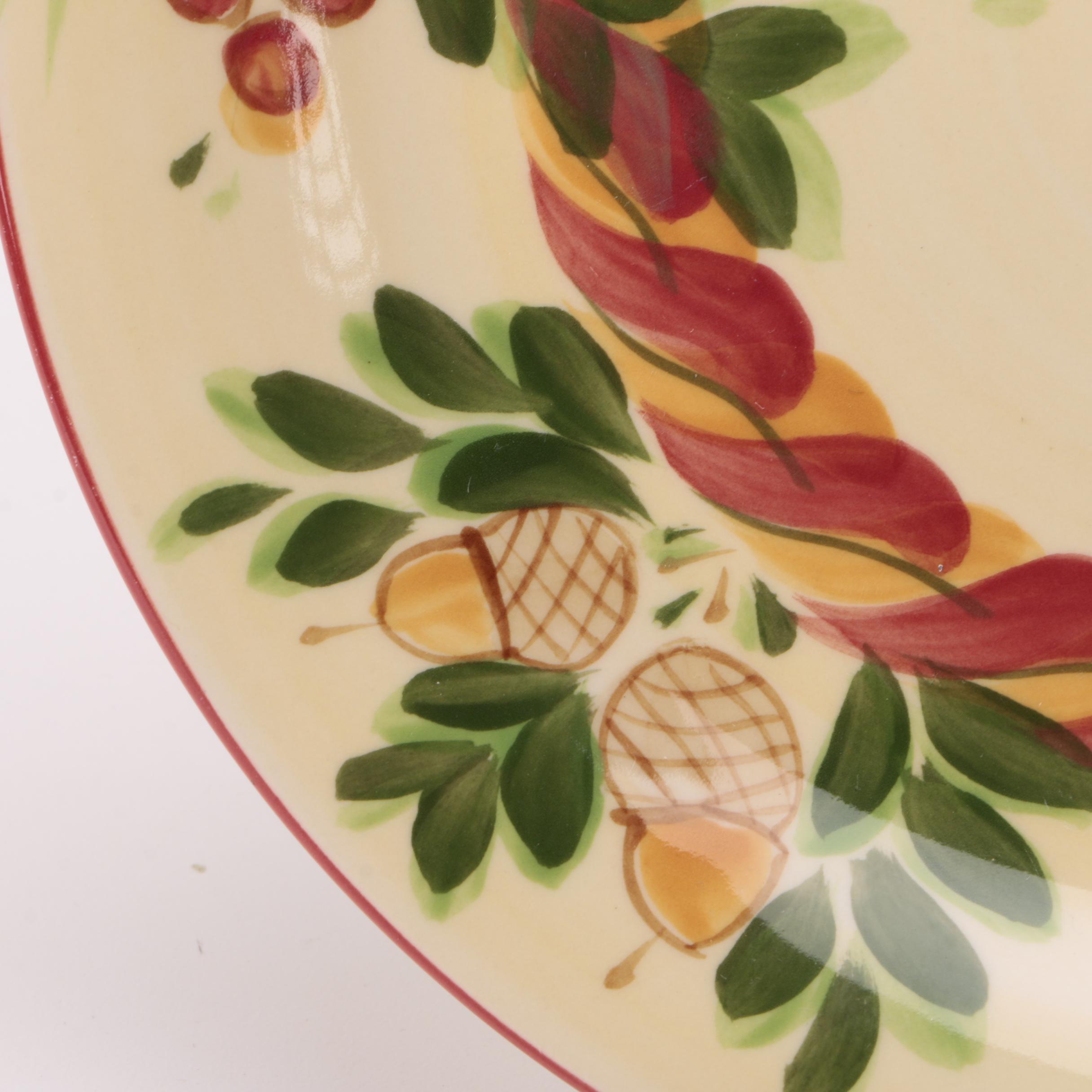 White Dinnerware Featuring Pottery Barn "Emma" and Gail Pittman "Siena Acorns"