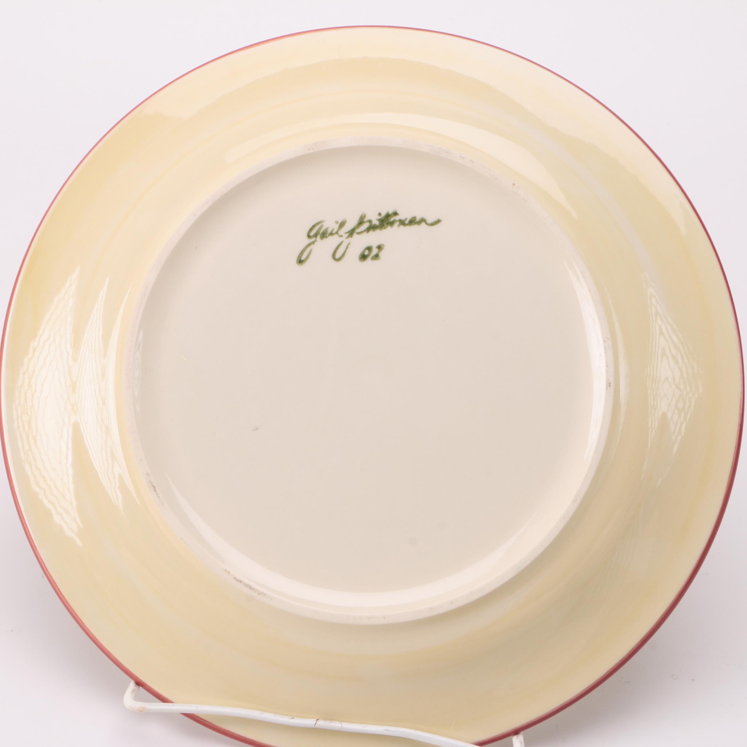 White Dinnerware Featuring Pottery Barn "Emma" and Gail Pittman "Siena Acorns"