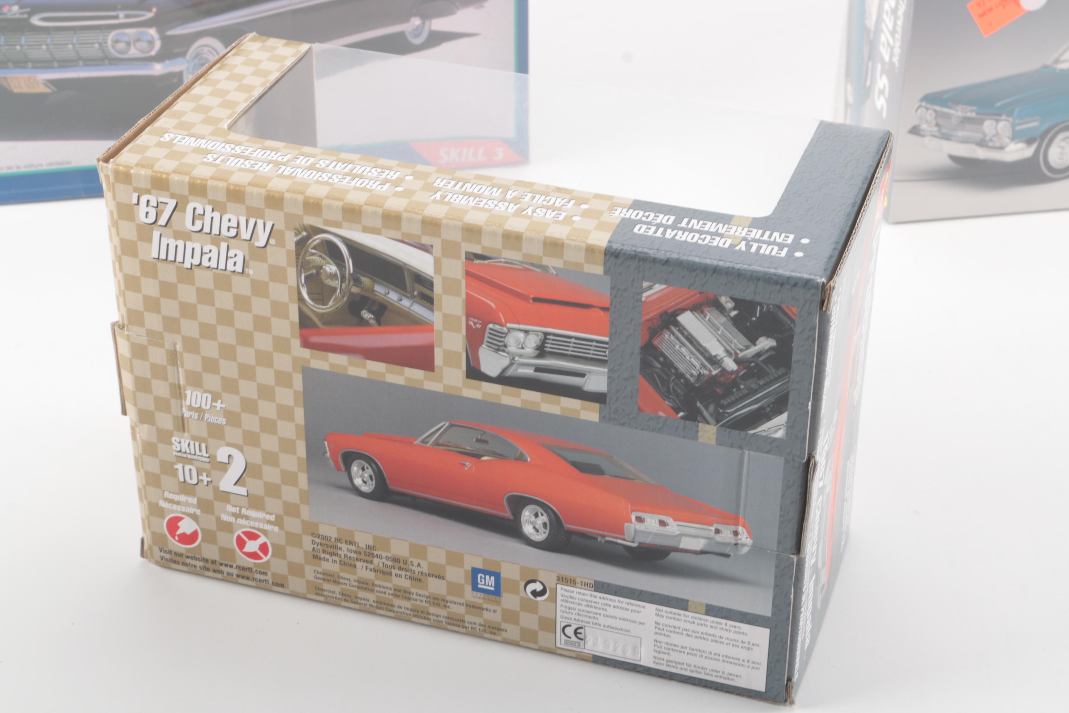 Chevy Impala Model Kits and Die-Cast Cars