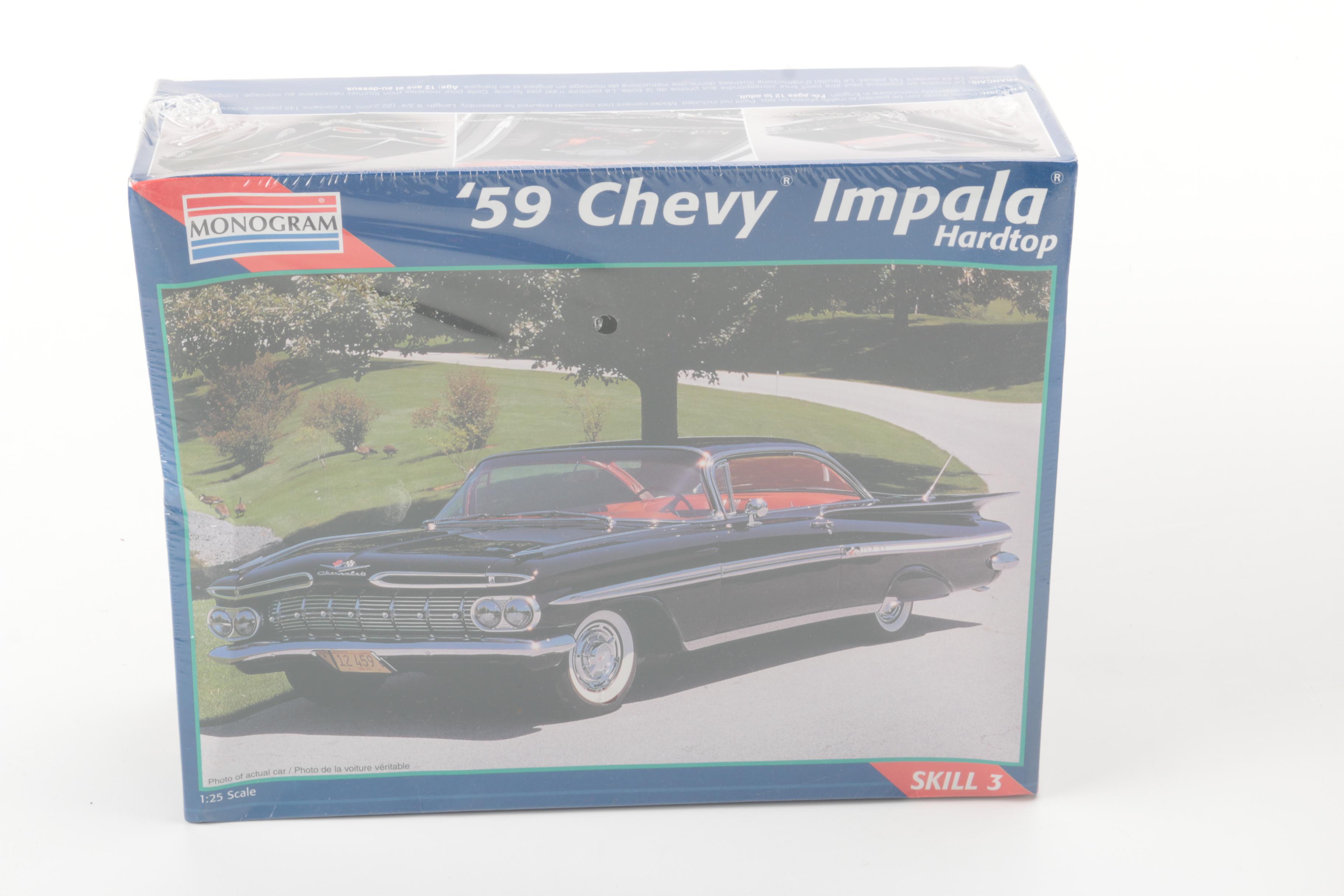 Chevy Impala Model Kits and Die-Cast Cars