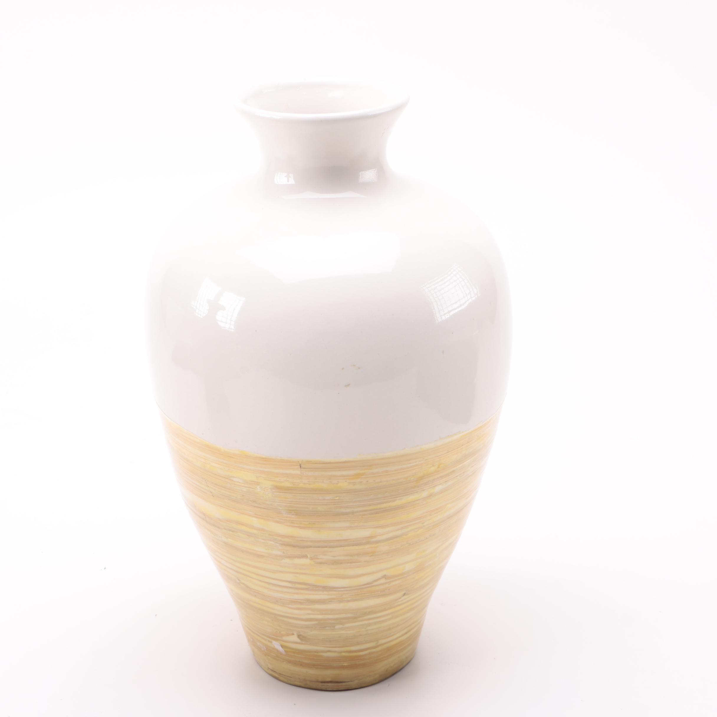 Vases and a Decorative Box