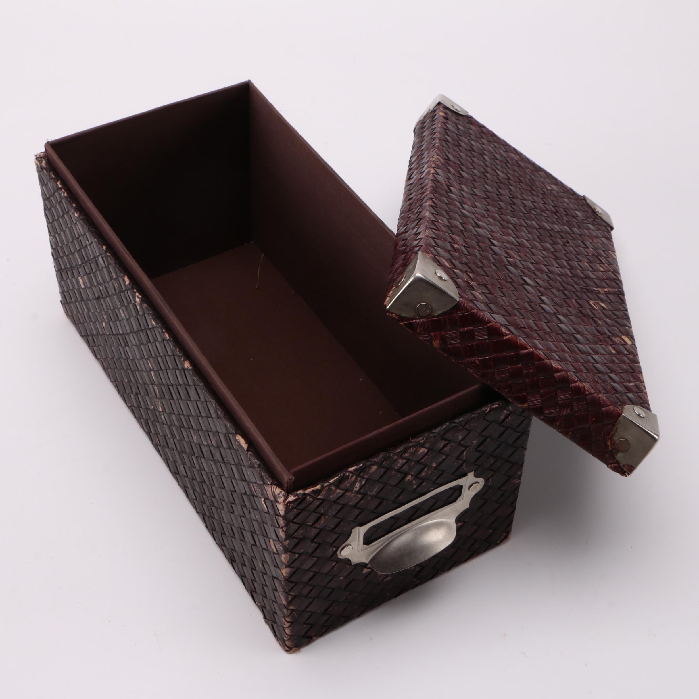 Vases and a Decorative Box