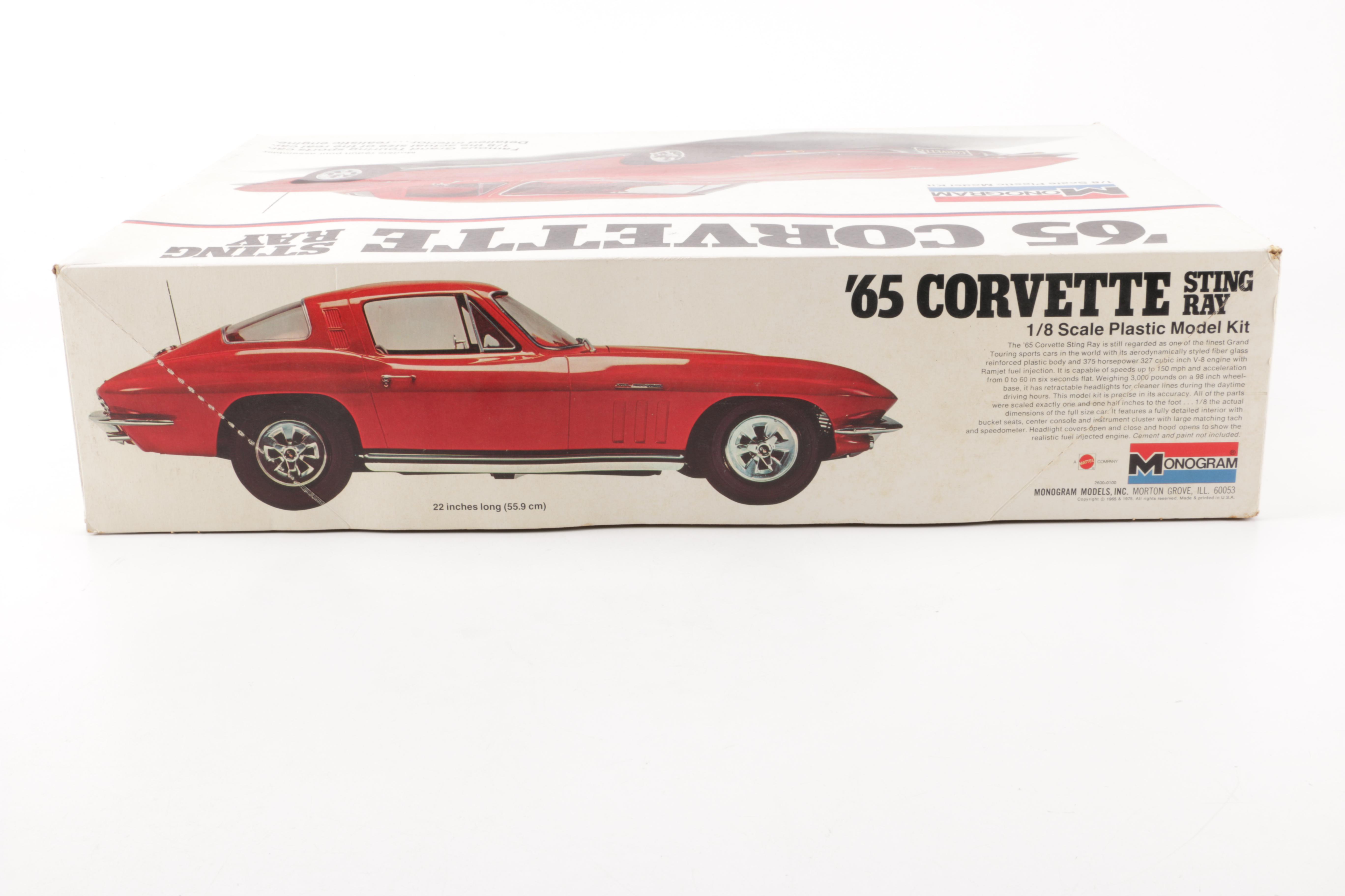 Monogram '65 Corevette Sting Ray Model Kit