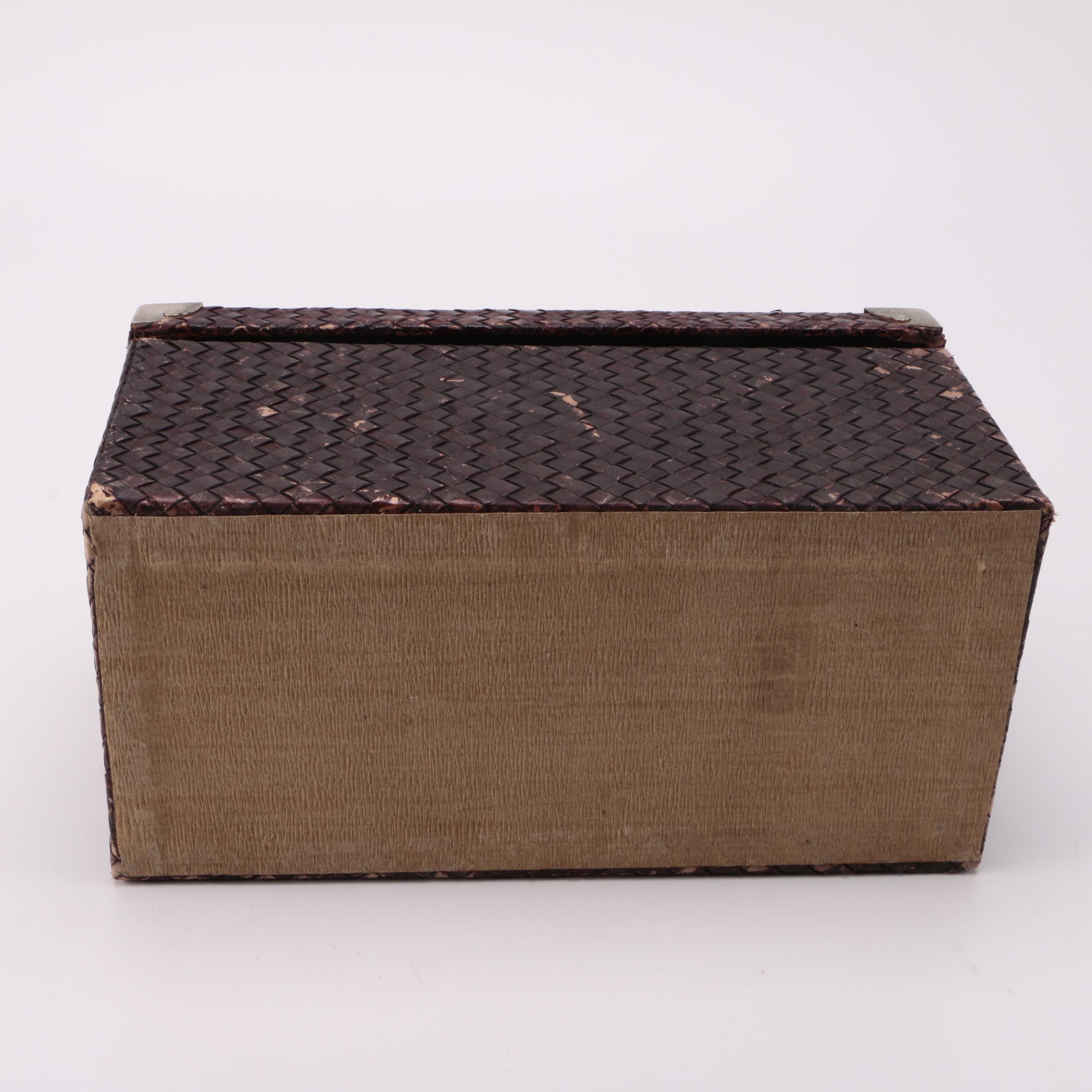 Vases and a Decorative Box