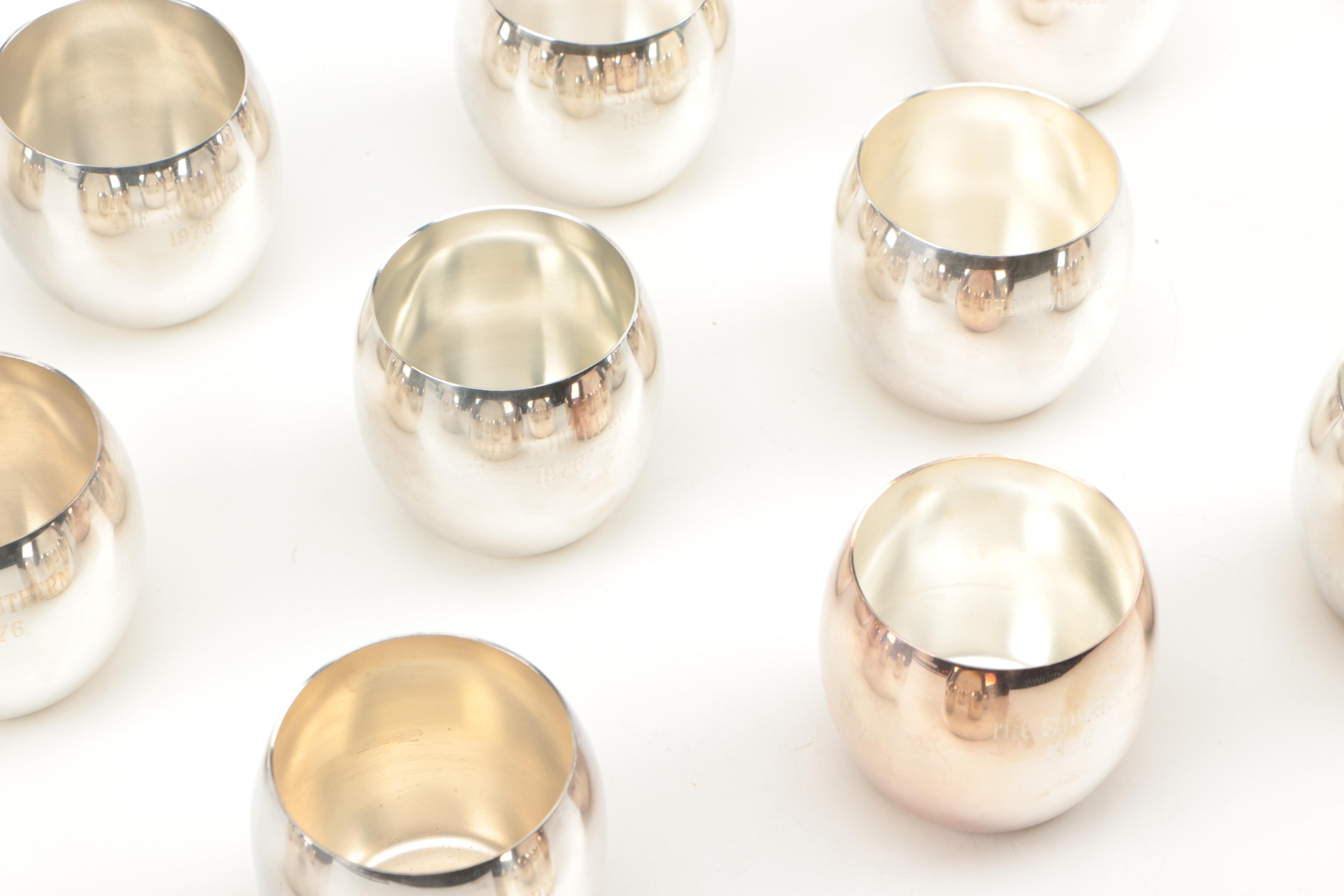 Poole Silver Plated Cups