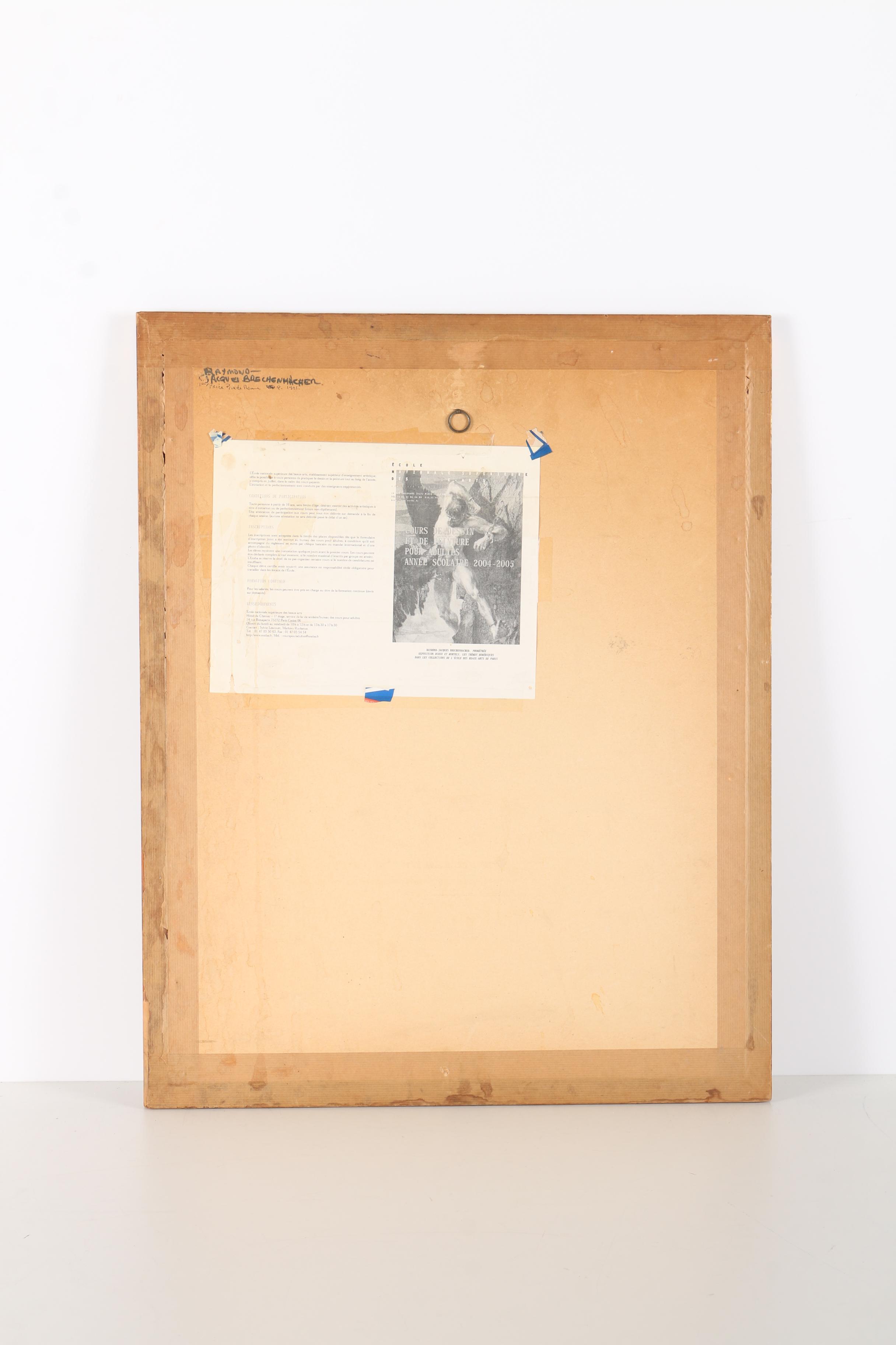 Raymond-Jacques Brechenmacher Signed Artist Proof Engraving "Promethee"