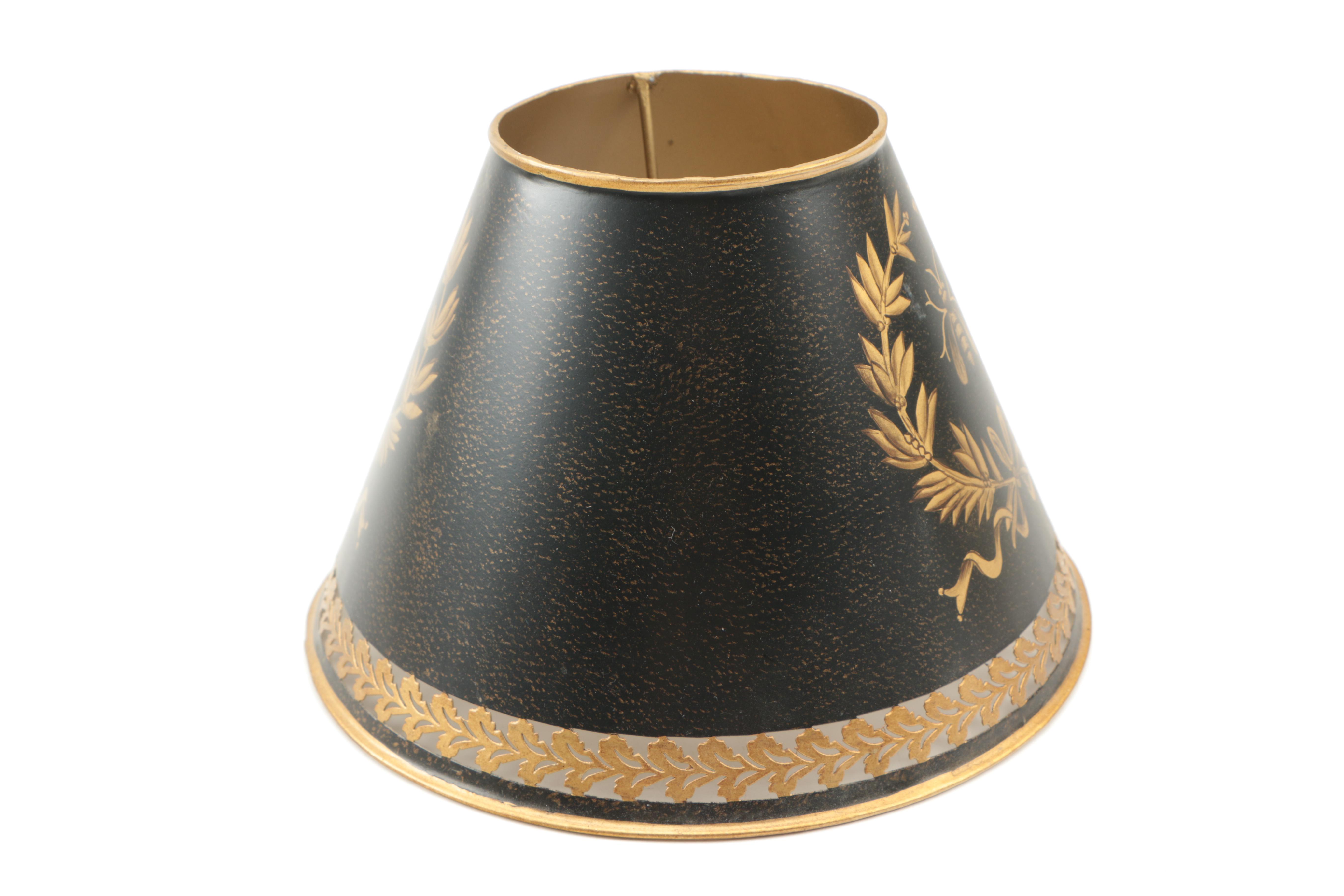 Mid Century Style Black and Gold Table Lamps