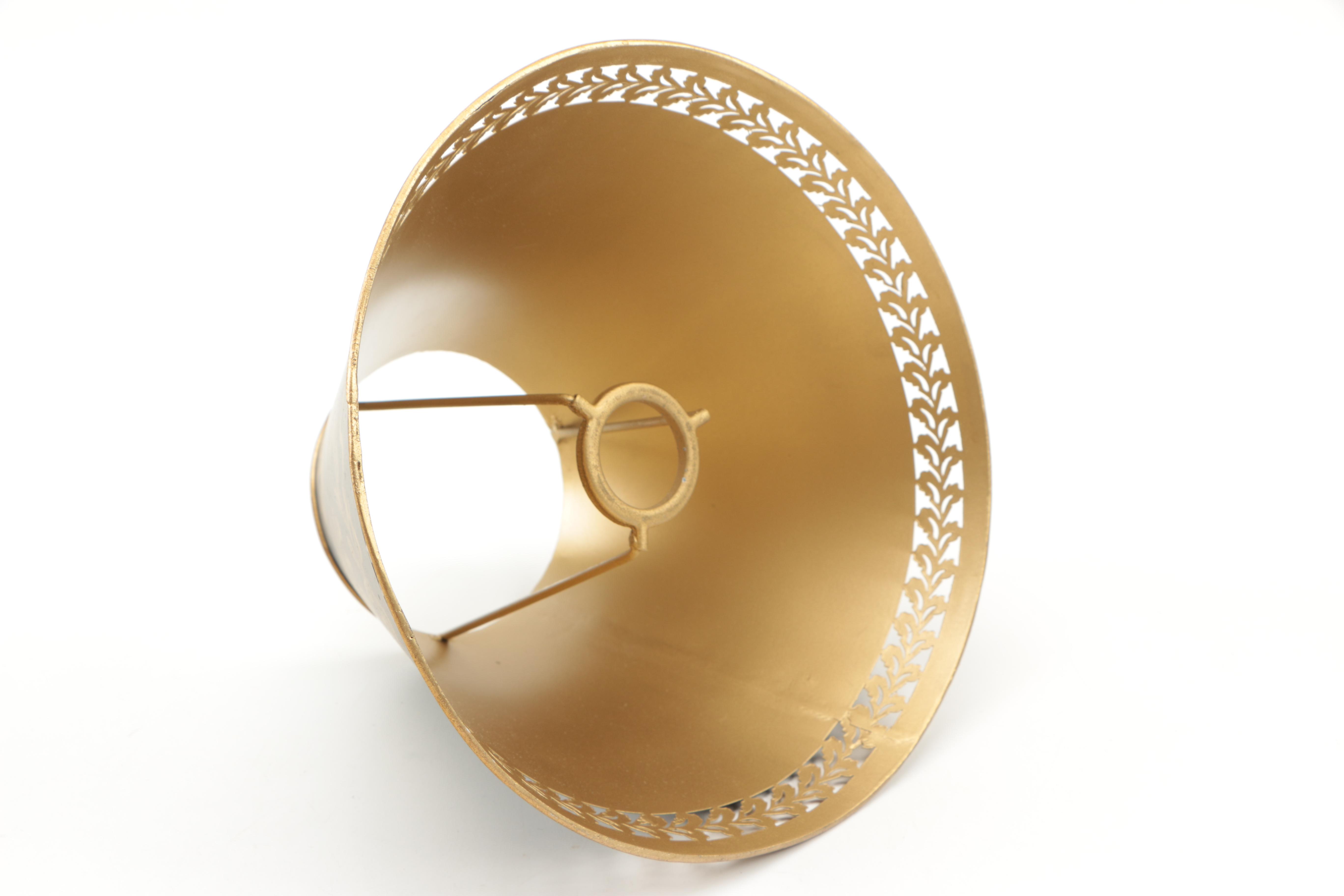 Mid Century Style Black and Gold Table Lamps