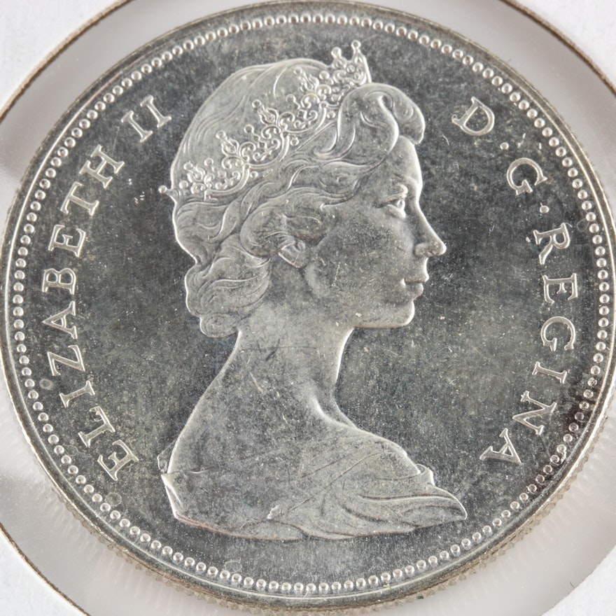 1966 Canadian Silver Dollar