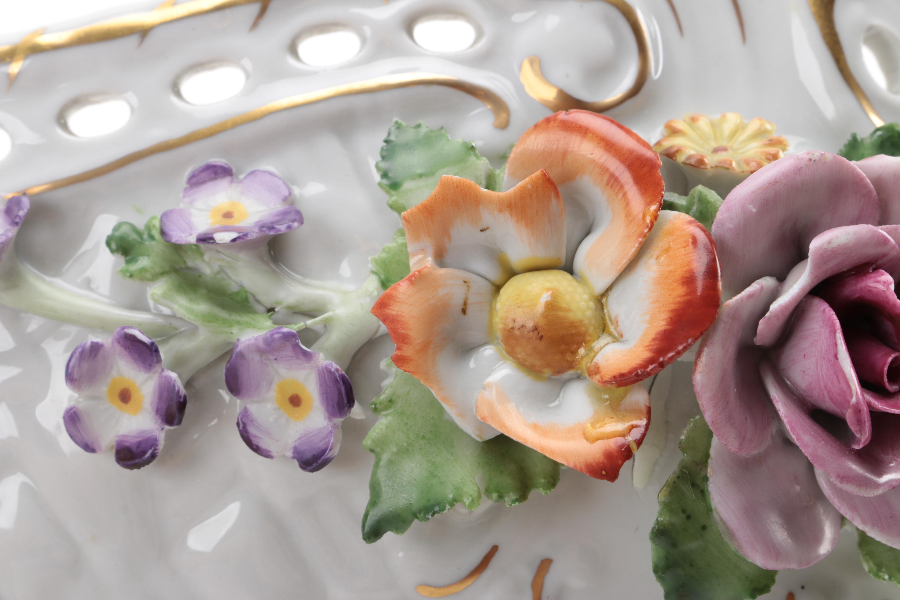 Von Schierholz Dresden Porcelain Cherub Bowl