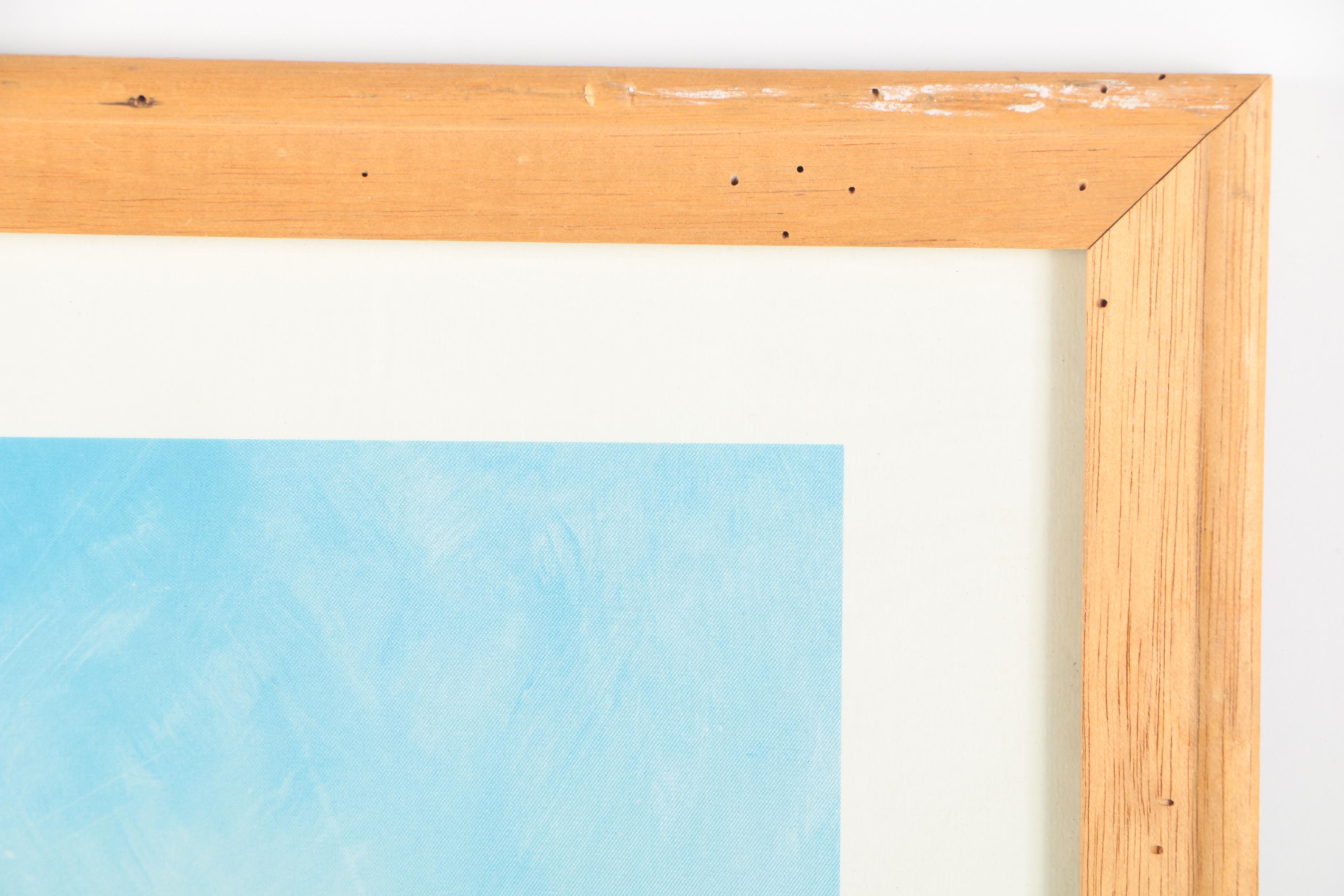 J. Corish Offset Lithograph "U.S.S. Constitution"