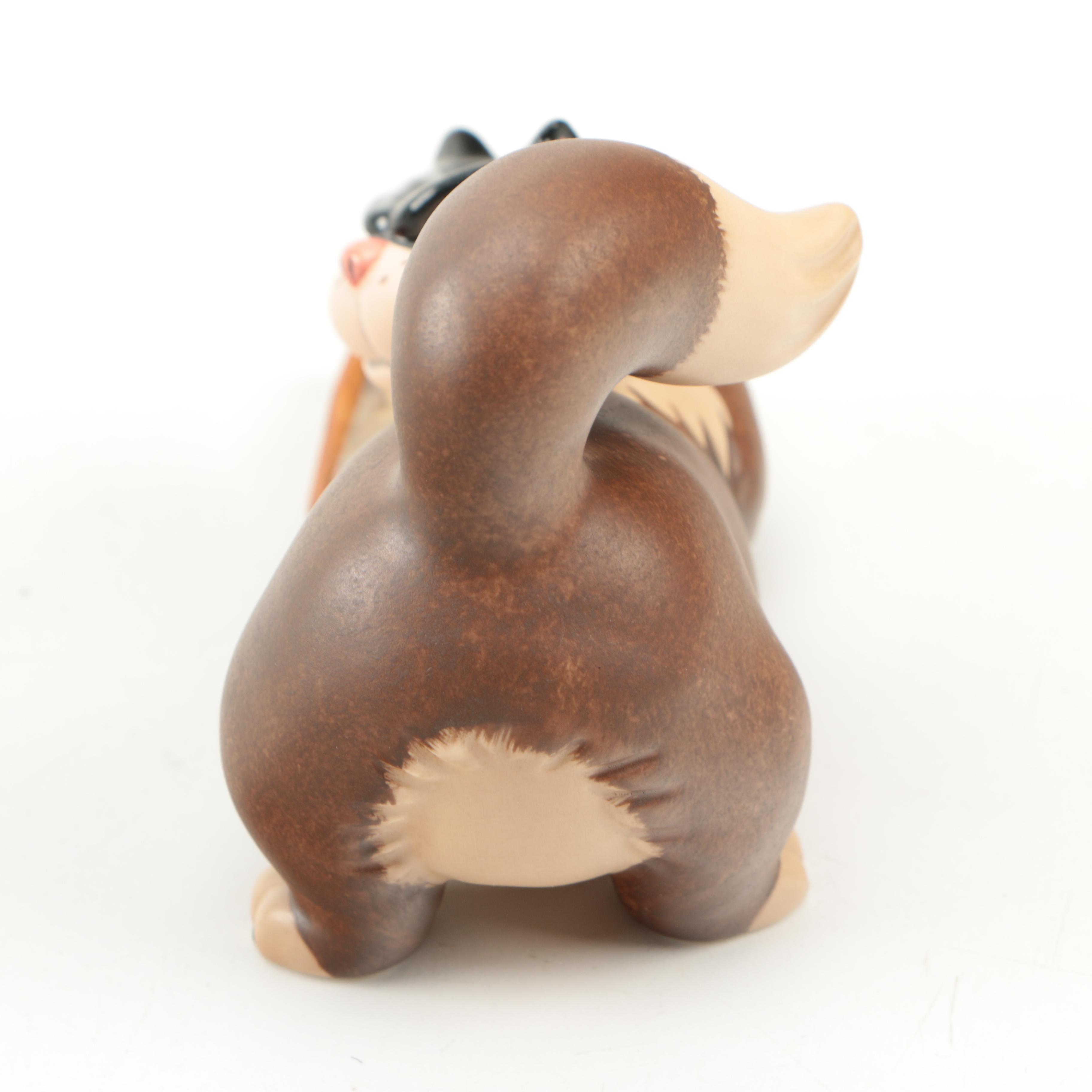 Wal Disney Classics Collection Ceramic Figurines Lucifer and Flower