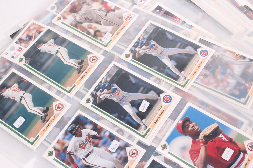 Large Selection of Sports Trading Cards