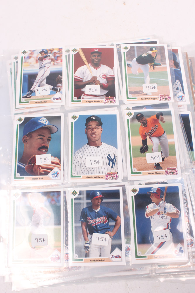 Large Selection of Sports Trading Cards