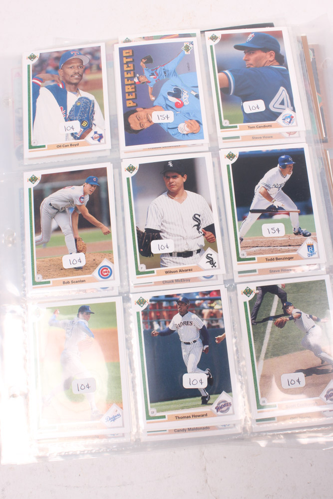 Large Selection of Sports Trading Cards