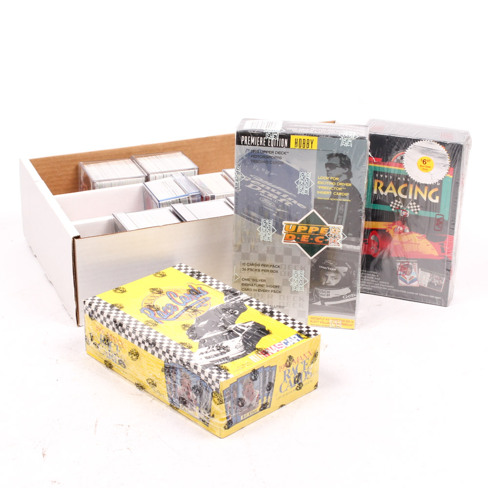 Collection of Mid-1990's NASCAR Trading Cards