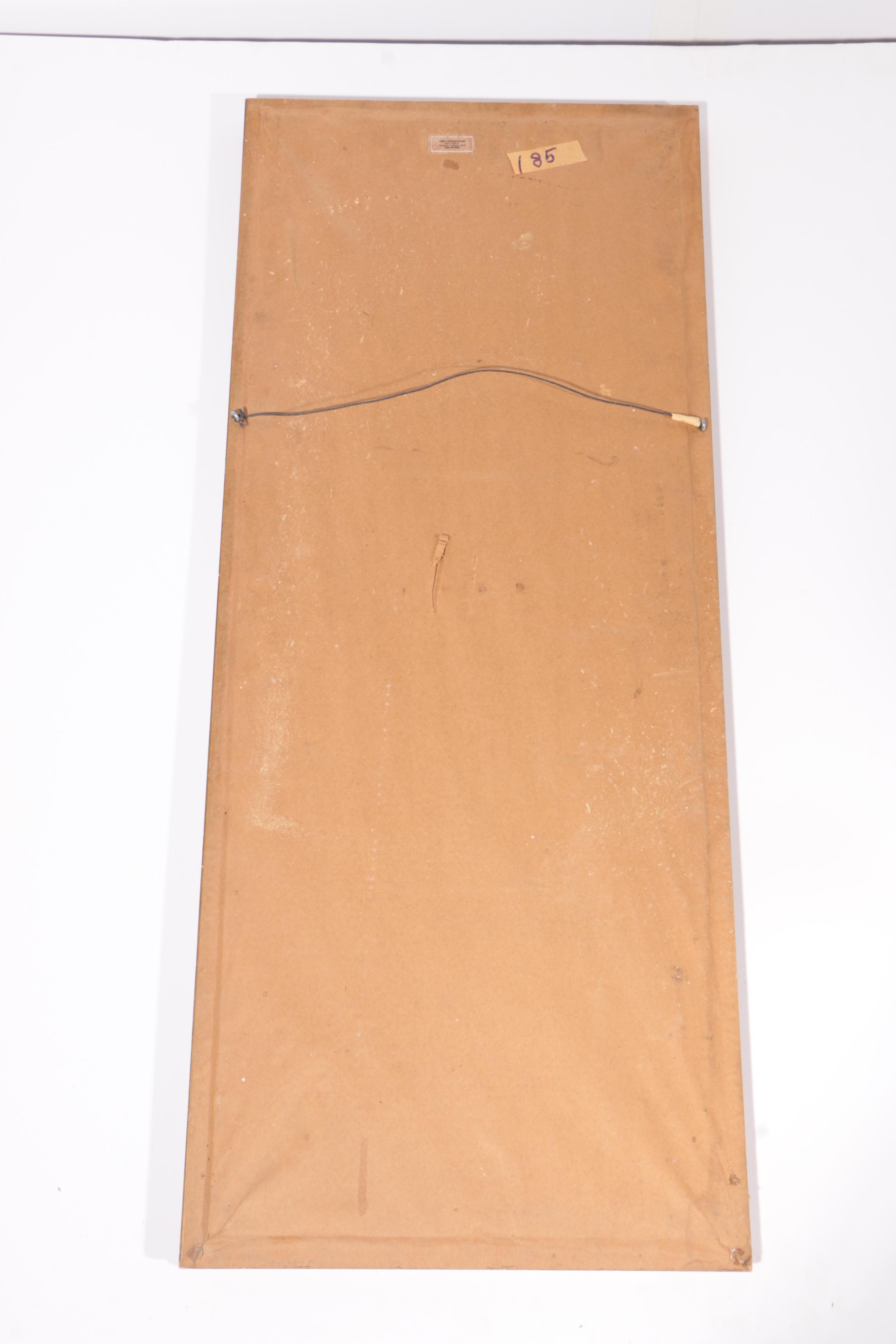 Framed Crazy Quilt Panels and Trumeau Mirror