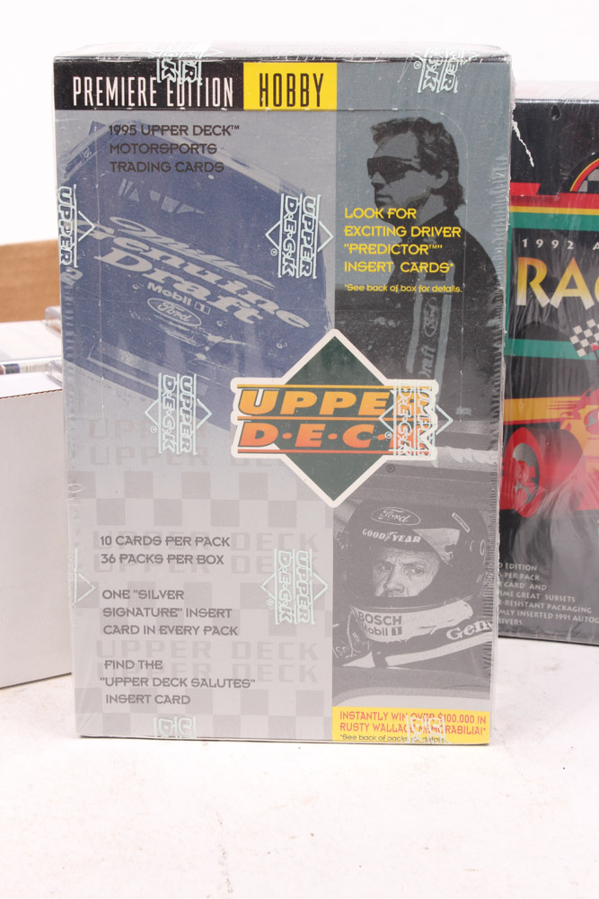 Collection of Mid-1990's NASCAR Trading Cards