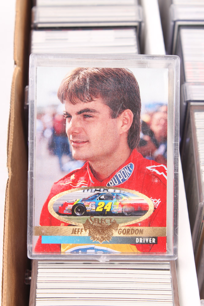 Collection of Mid-1990's NASCAR Trading Cards