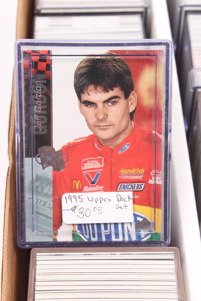 Collection of Mid-1990's NASCAR Trading Cards
