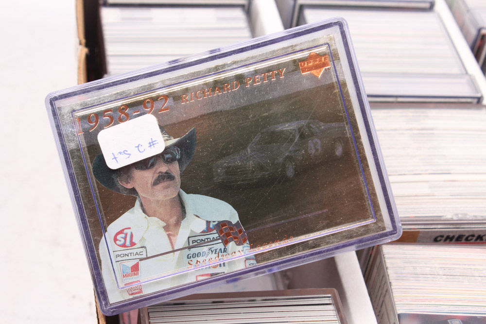 Collection of Mid-1990's NASCAR Trading Cards