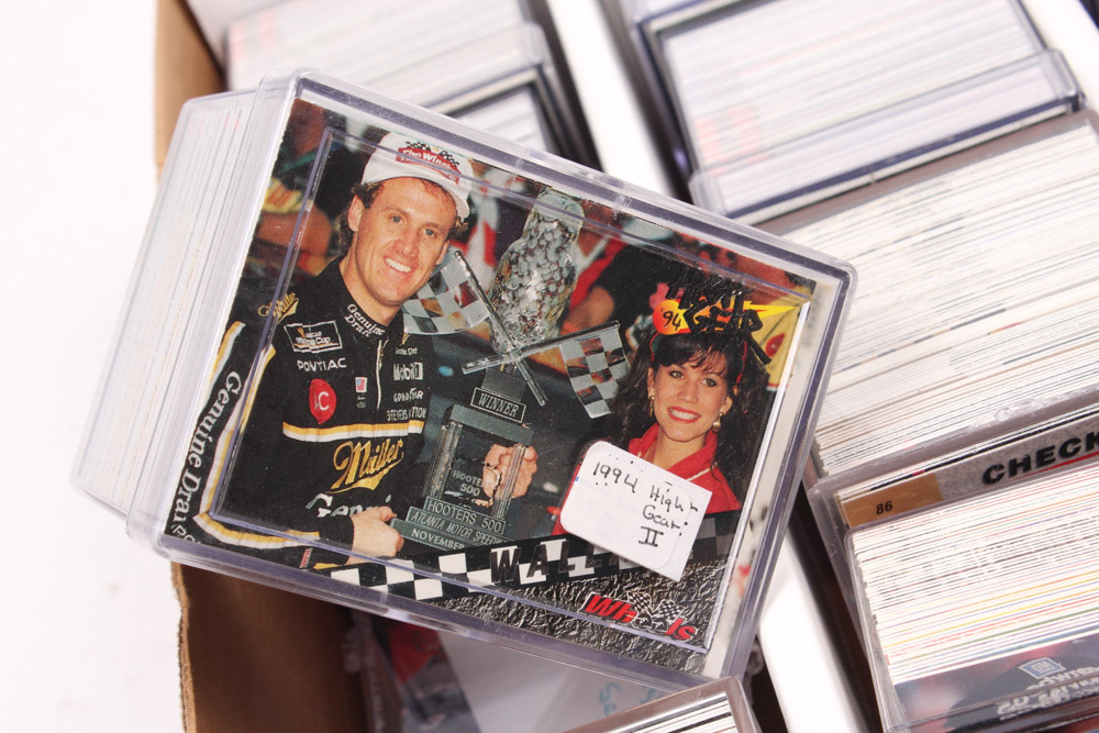 Collection of Mid-1990's NASCAR Trading Cards