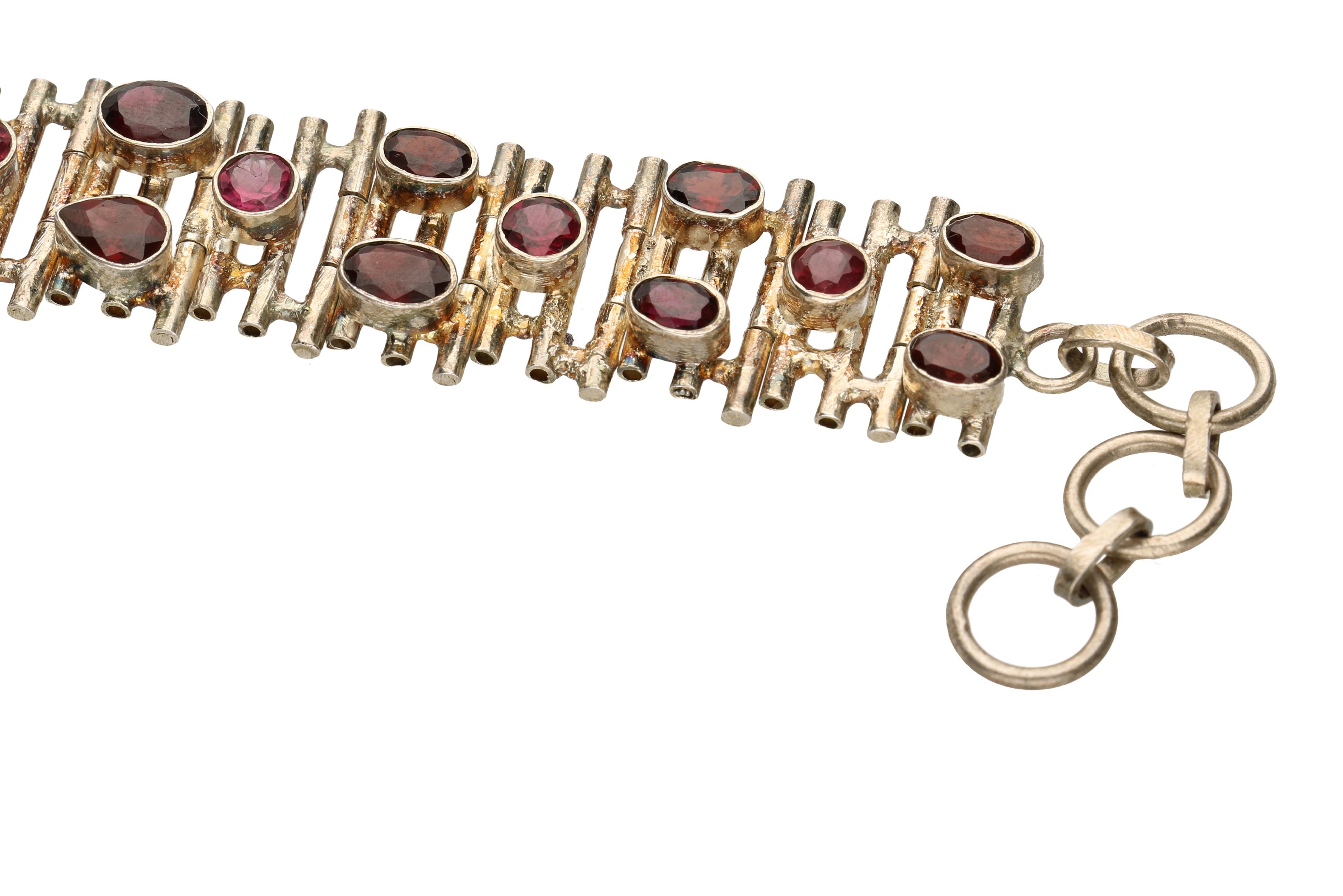 Sterling Silver Bracelets with Gemstones