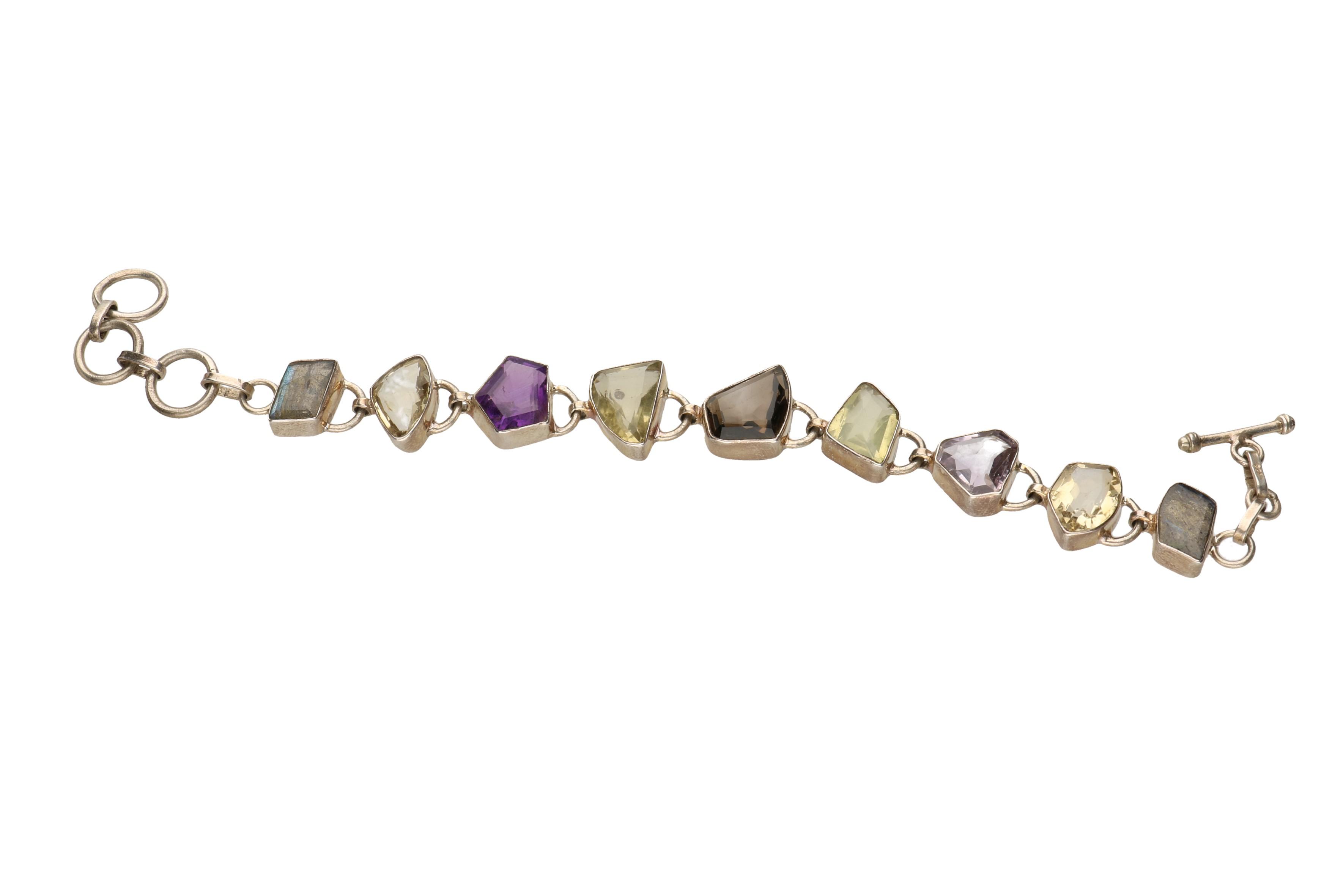 Sterling Silver Bracelets with Gemstones