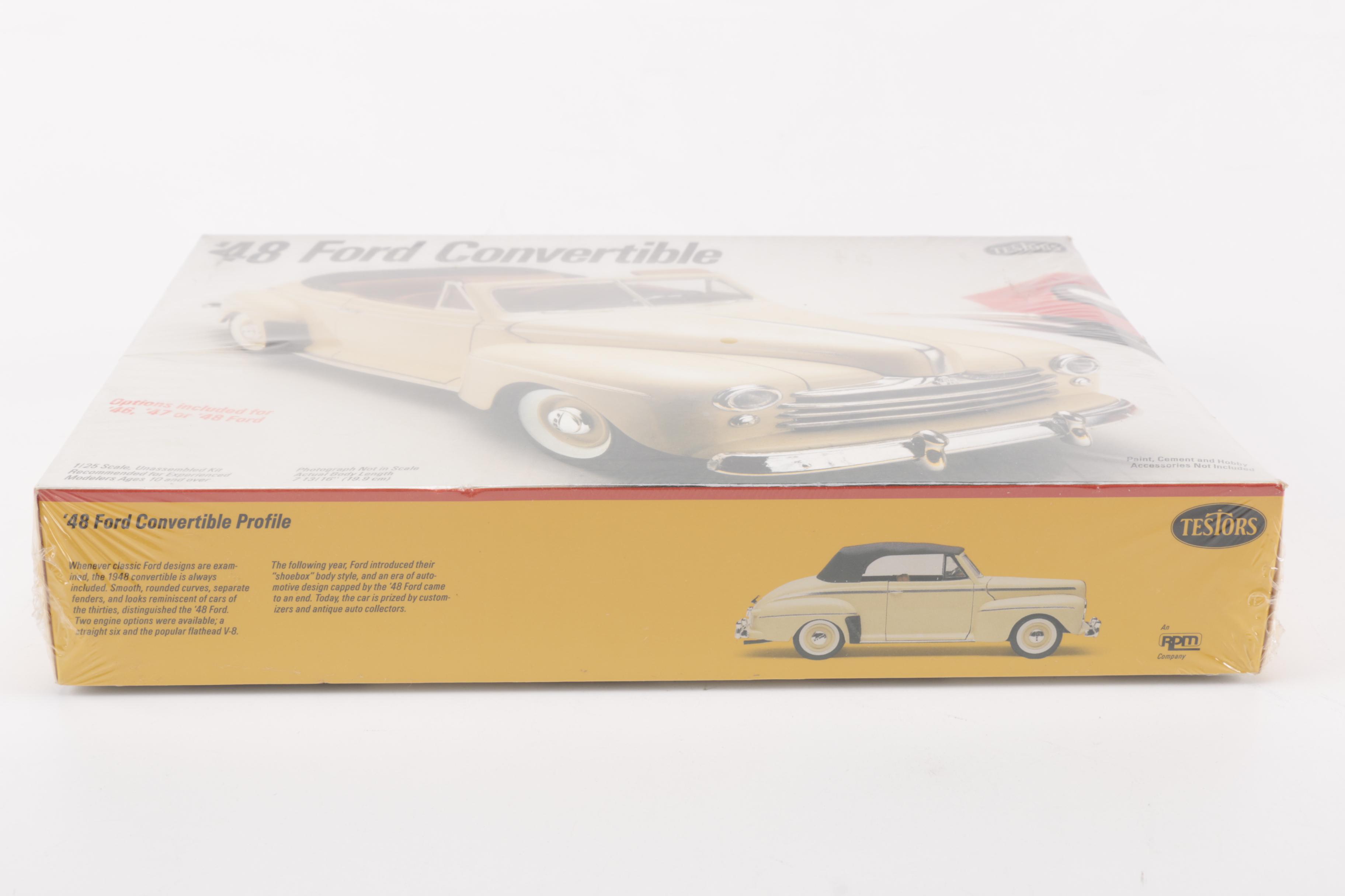 Collection of Ford Convertible Model Kits