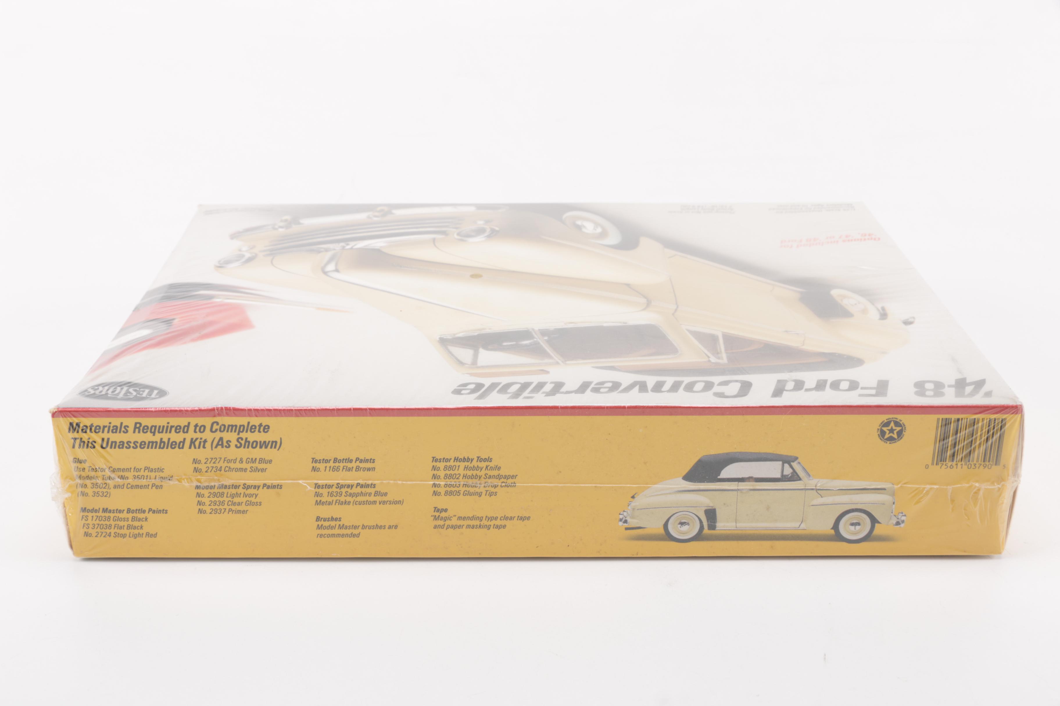 Collection of Ford Convertible Model Kits
