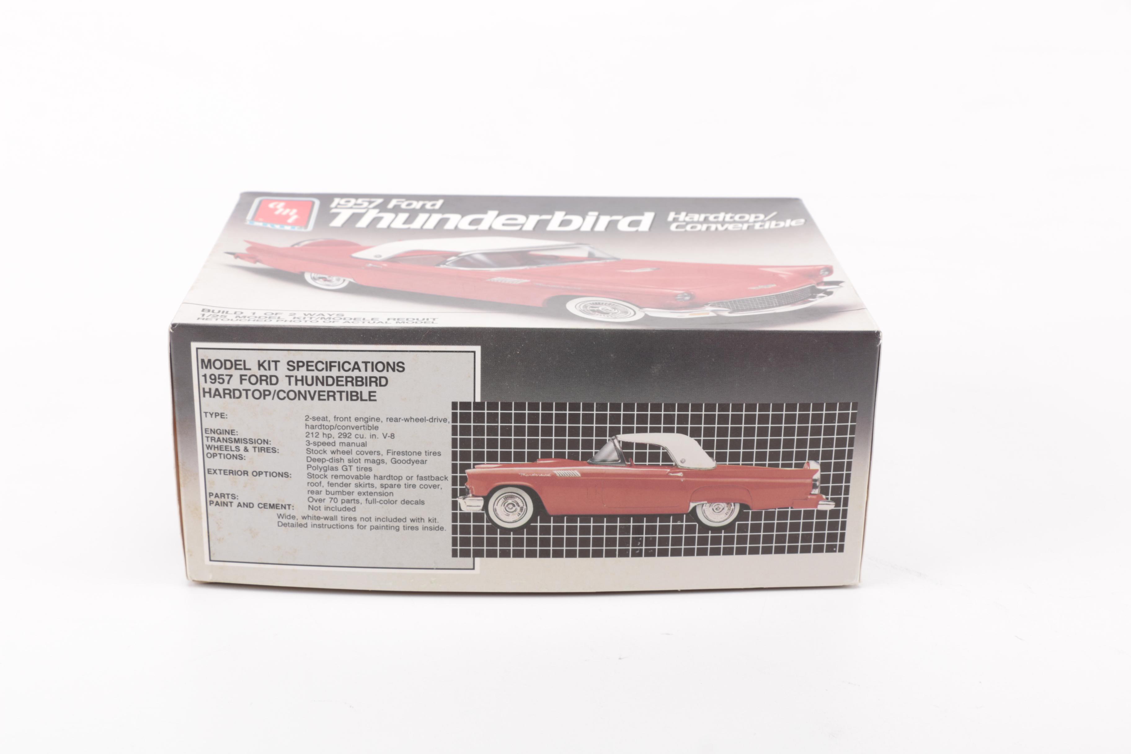 Collection of Ford Convertible Model Kits