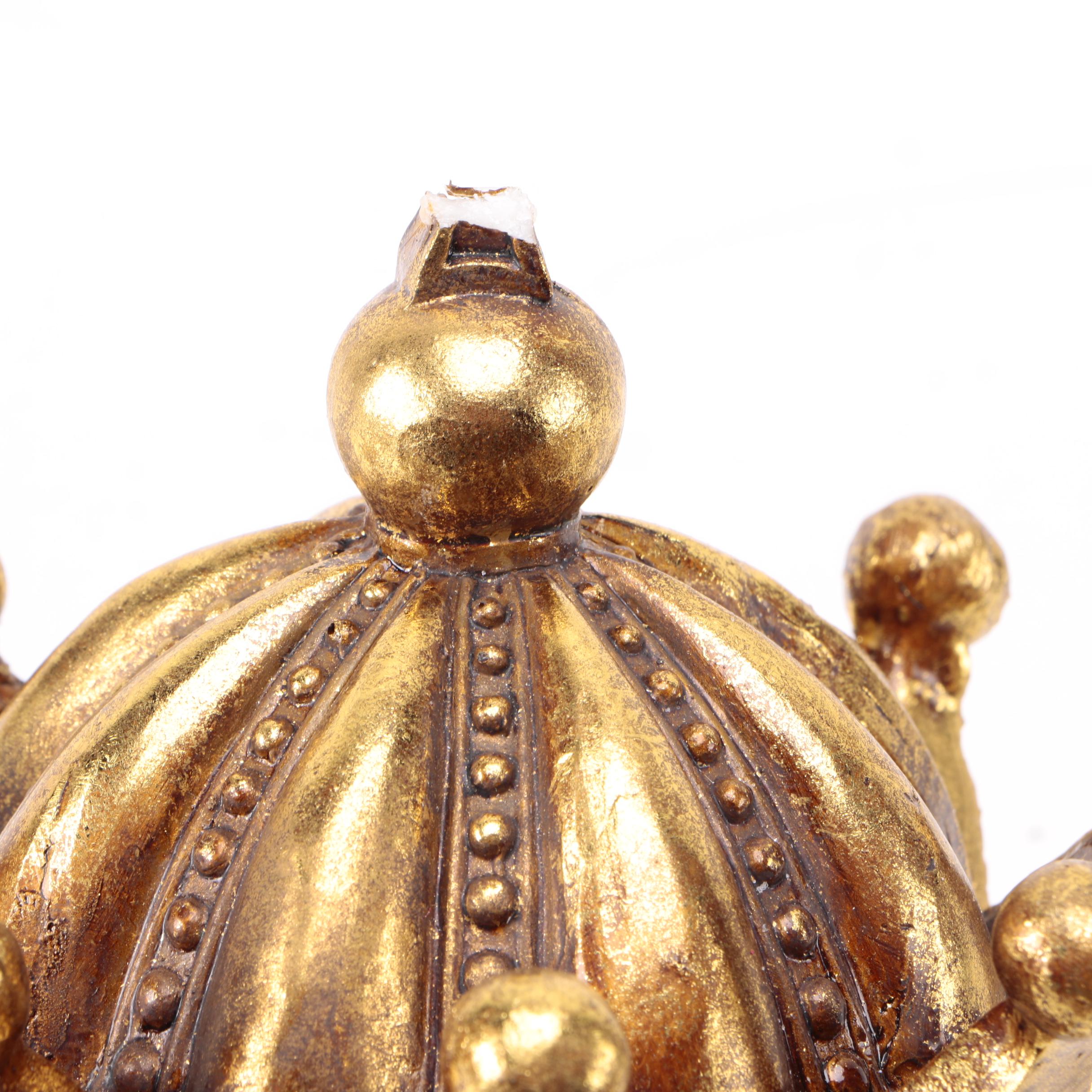 Gold Tone Mantel Christmas Stocking Hangers