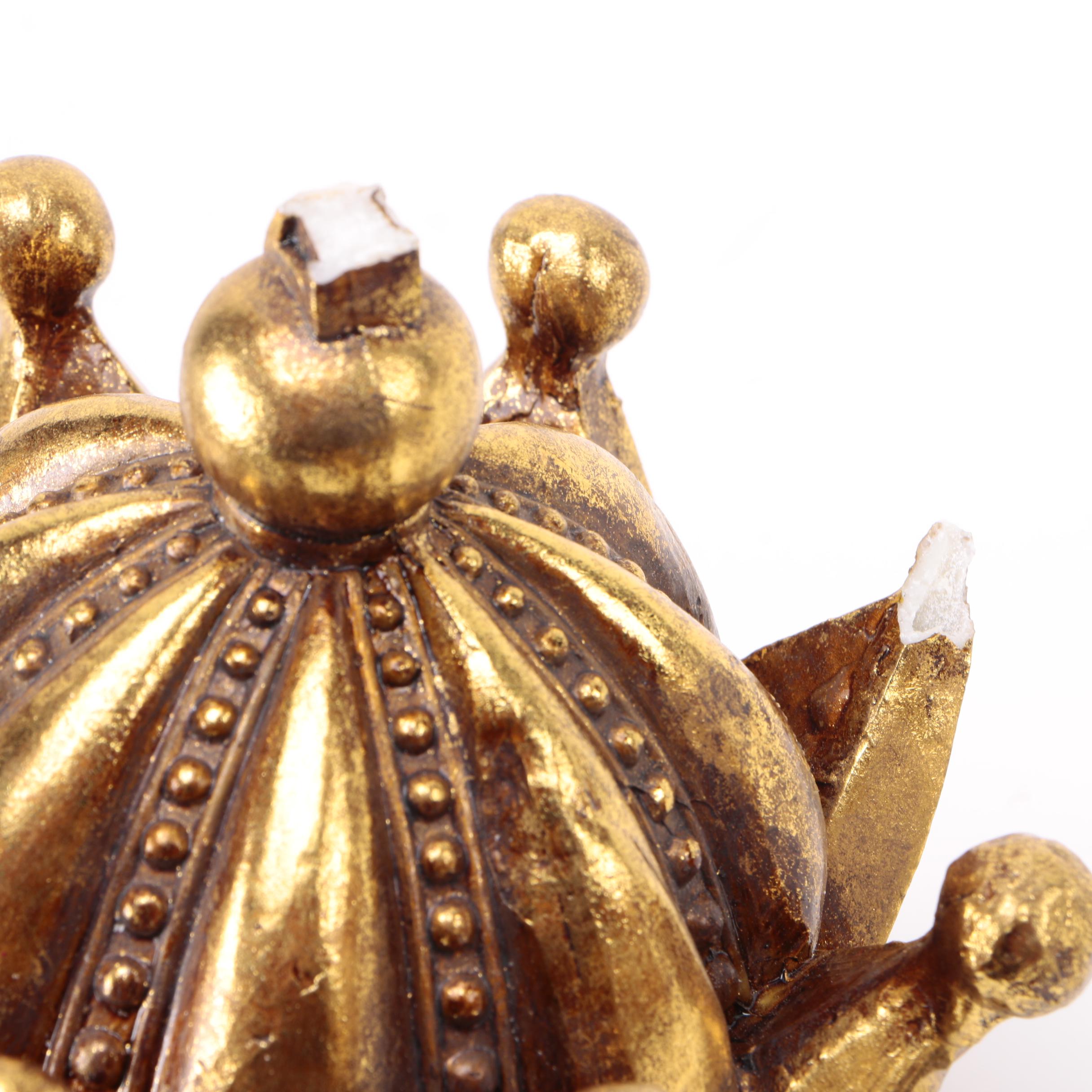 Gold Tone Mantel Christmas Stocking Hangers