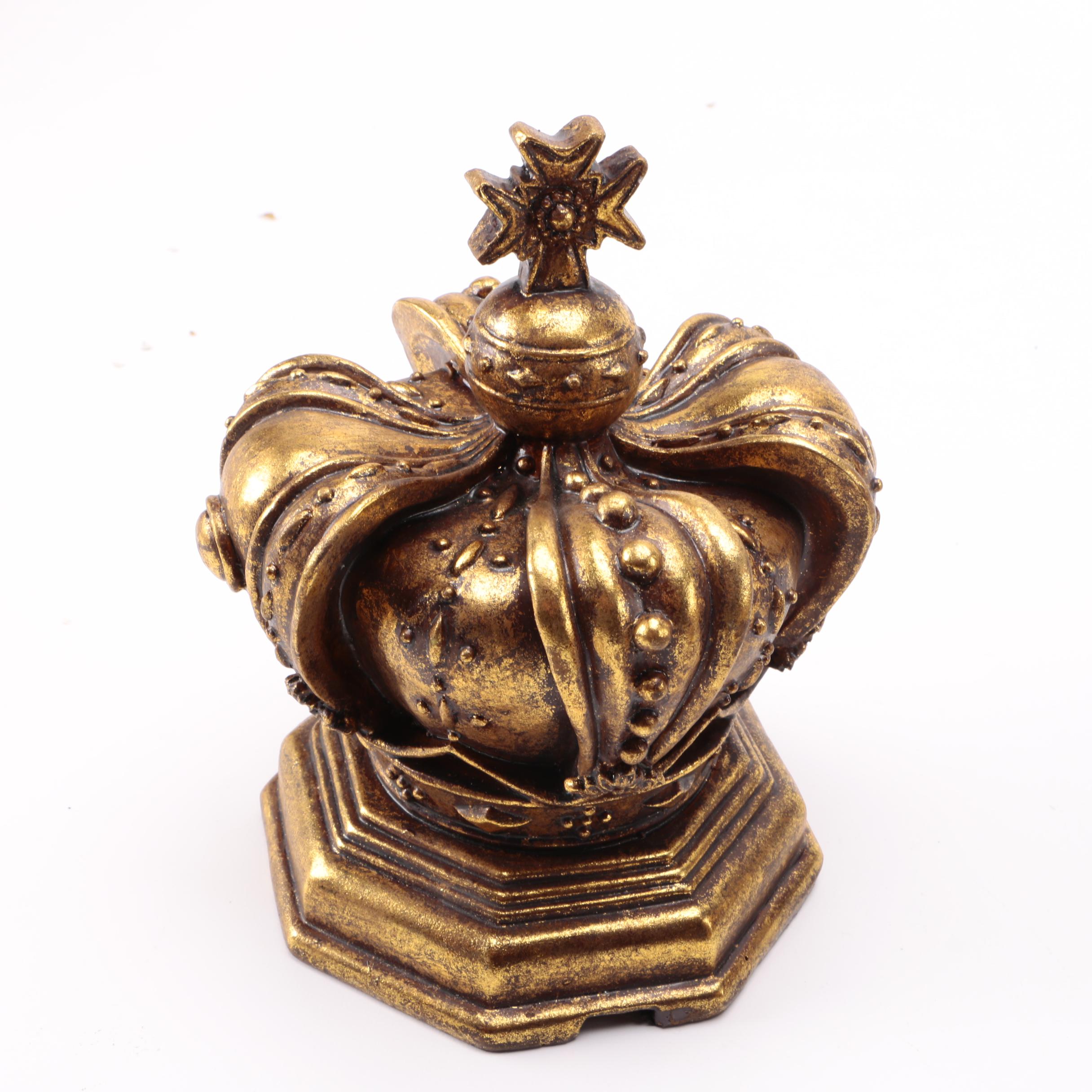 Gold Tone Mantel Christmas Stocking Hangers