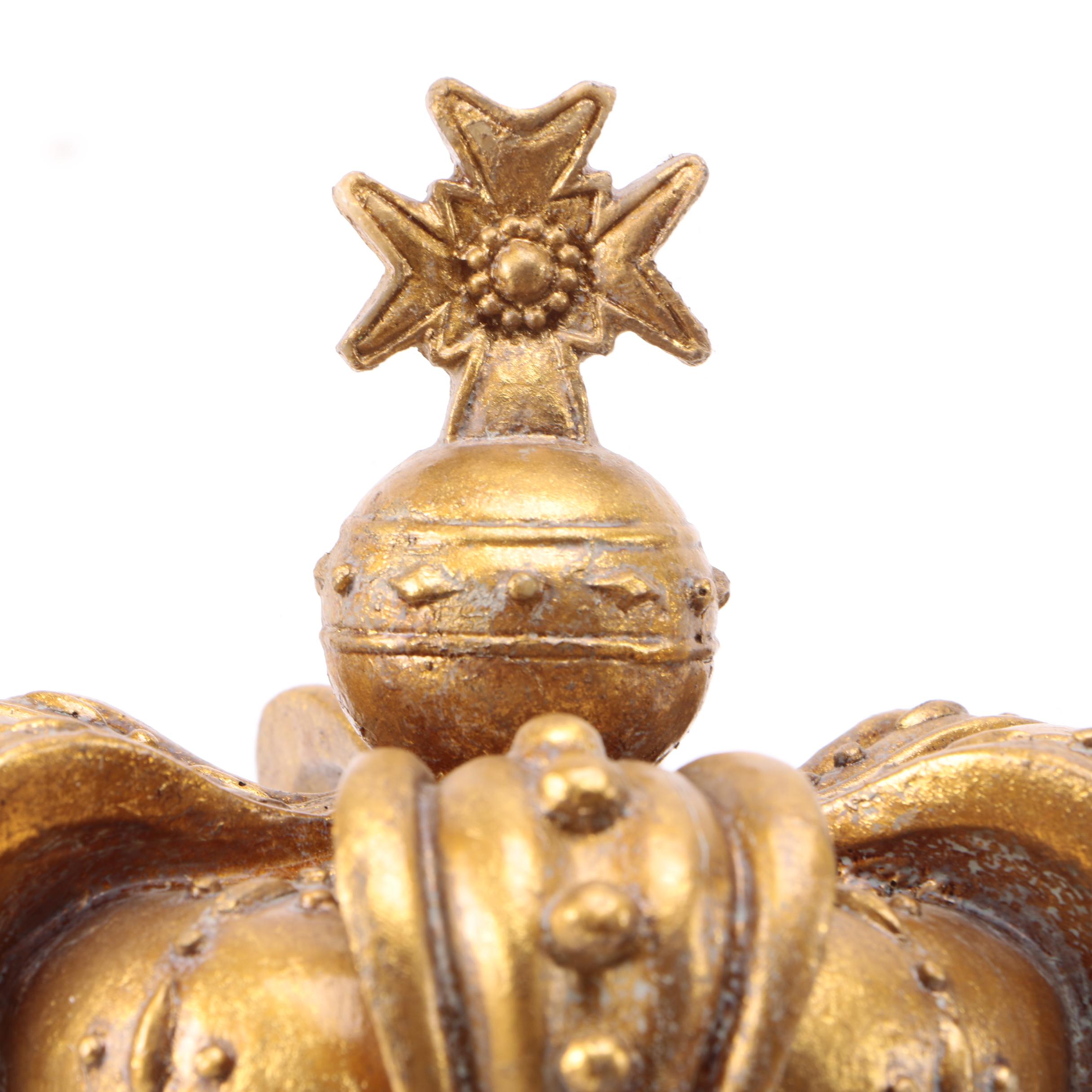 Gold Tone Mantel Christmas Stocking Hangers