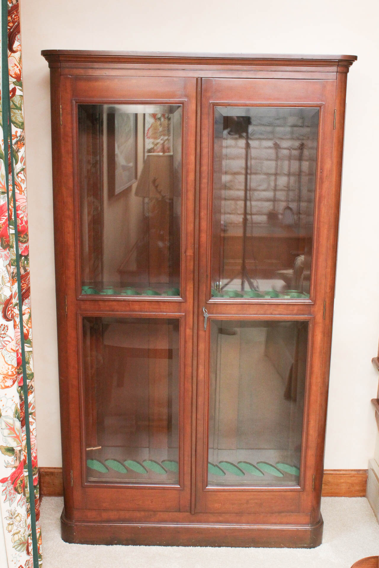 Solid Cherry Gun Cabinet