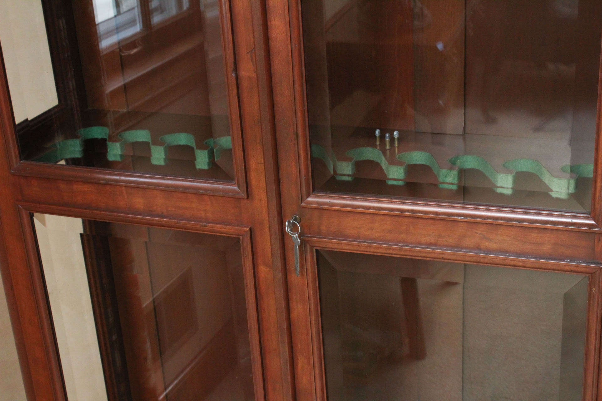 Solid Cherry Gun Cabinet