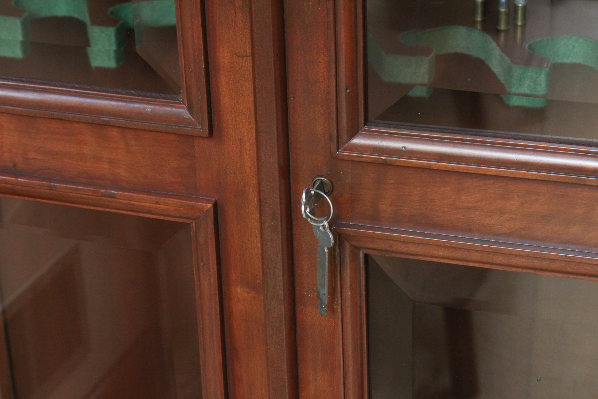 Solid Cherry Gun Cabinet