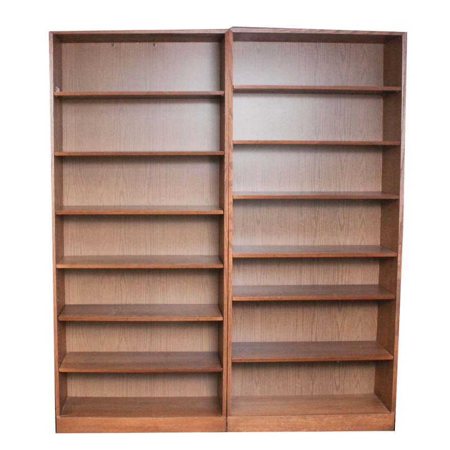 Hale Wood Bookcase Set