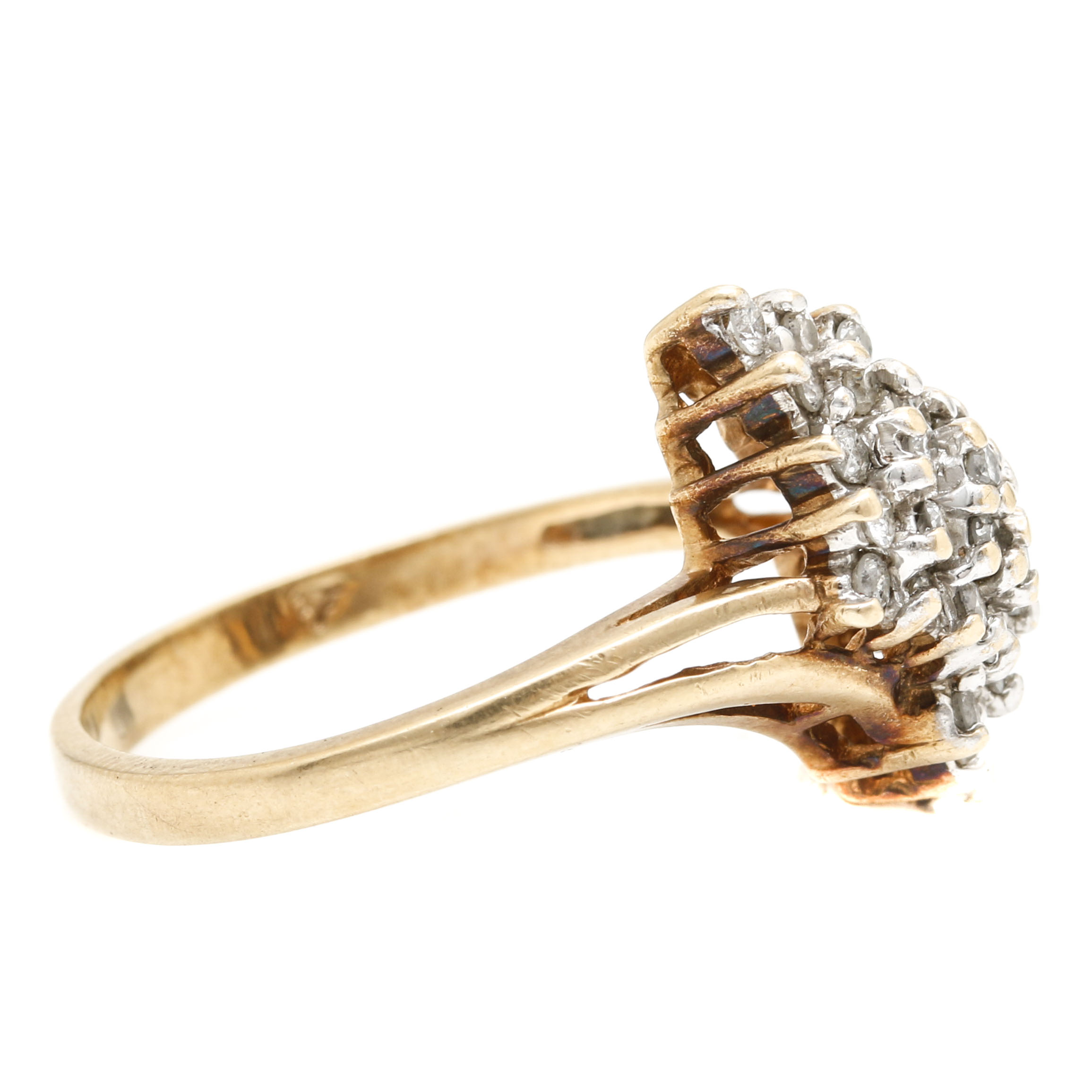 10K Yellow Gold Diamond Ring
