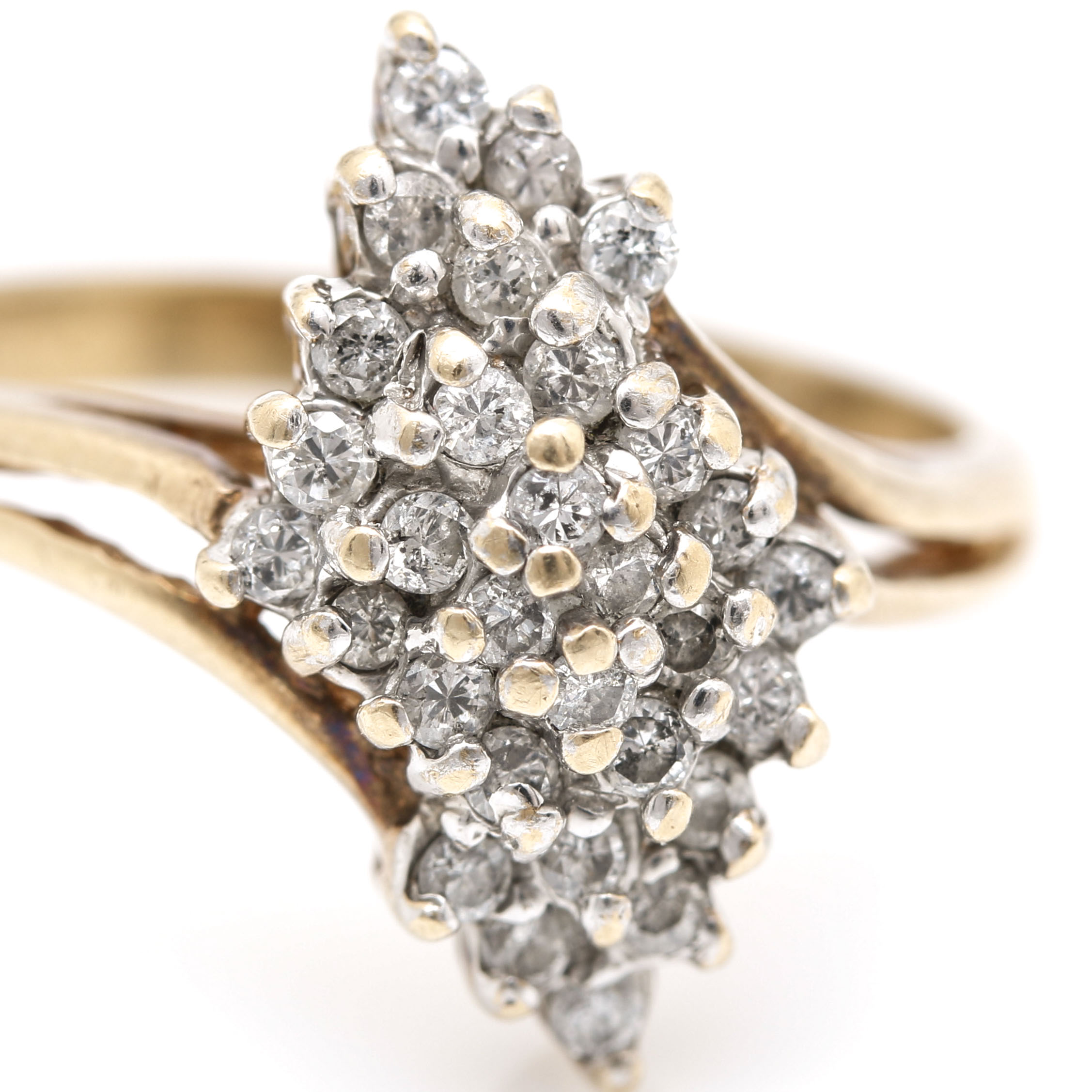 10K Yellow Gold Diamond Ring