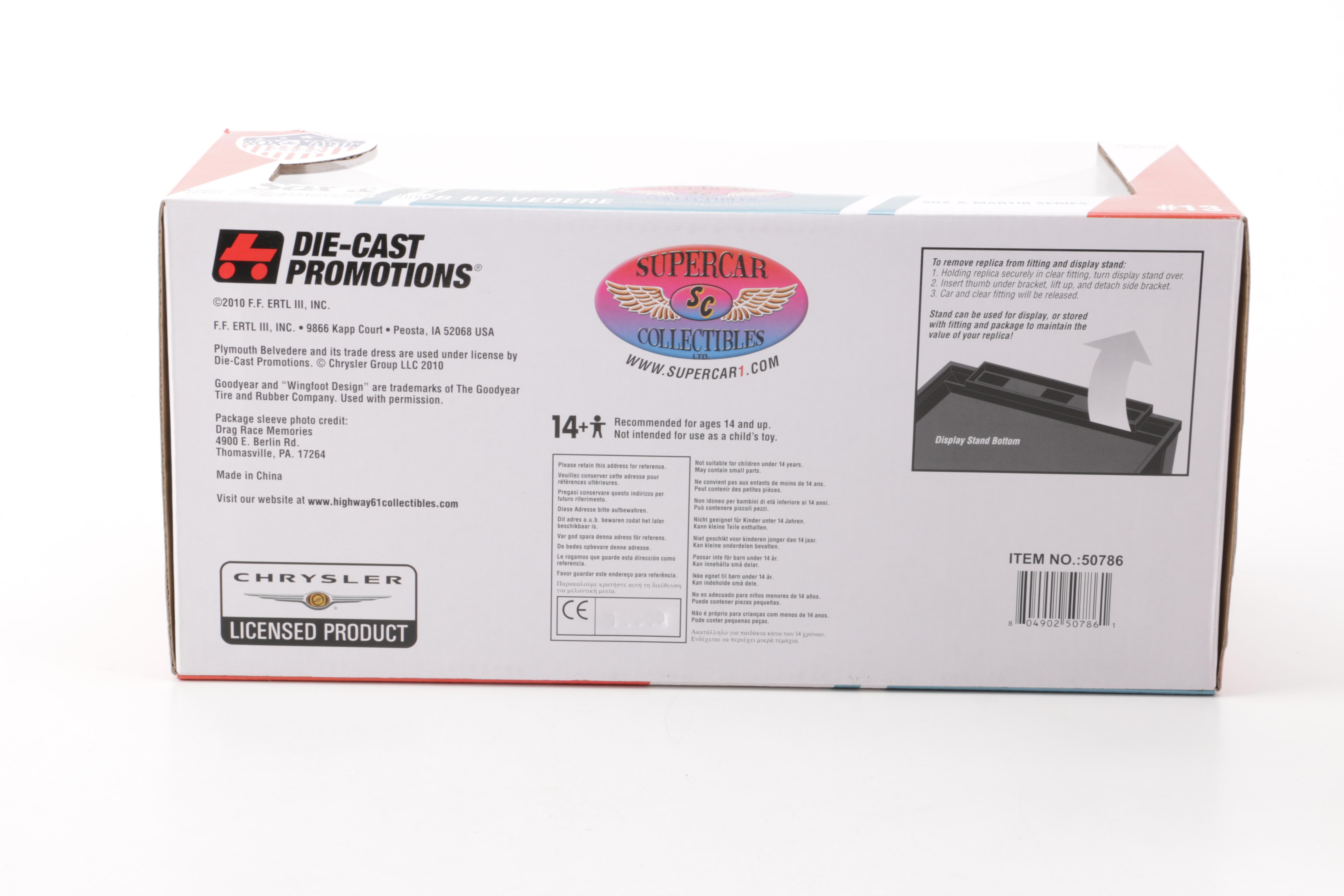 Supercar Collectibles Die-Cast Model Cars