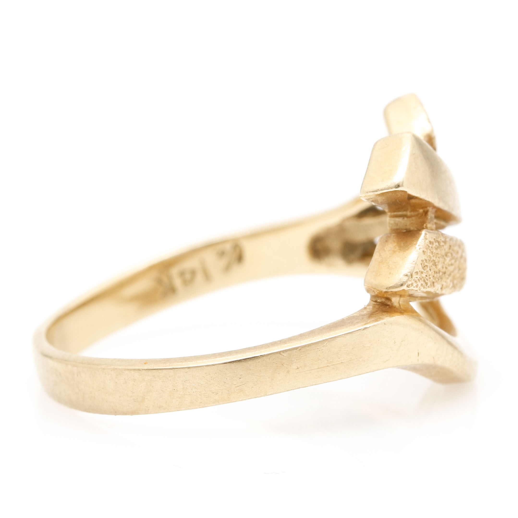 14K Yellow Gold Openwork Ring